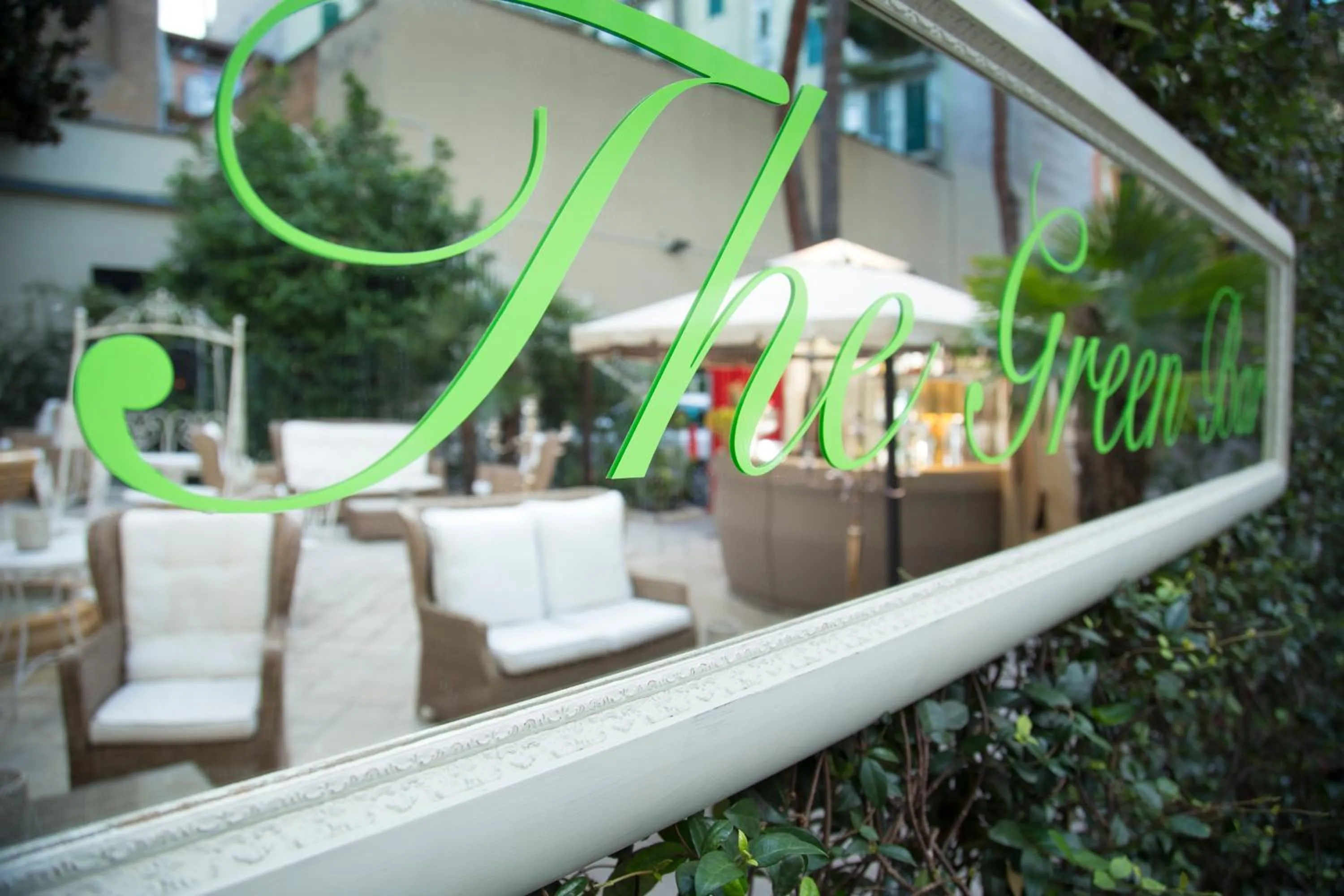 Patio in Hotel Milton Roma