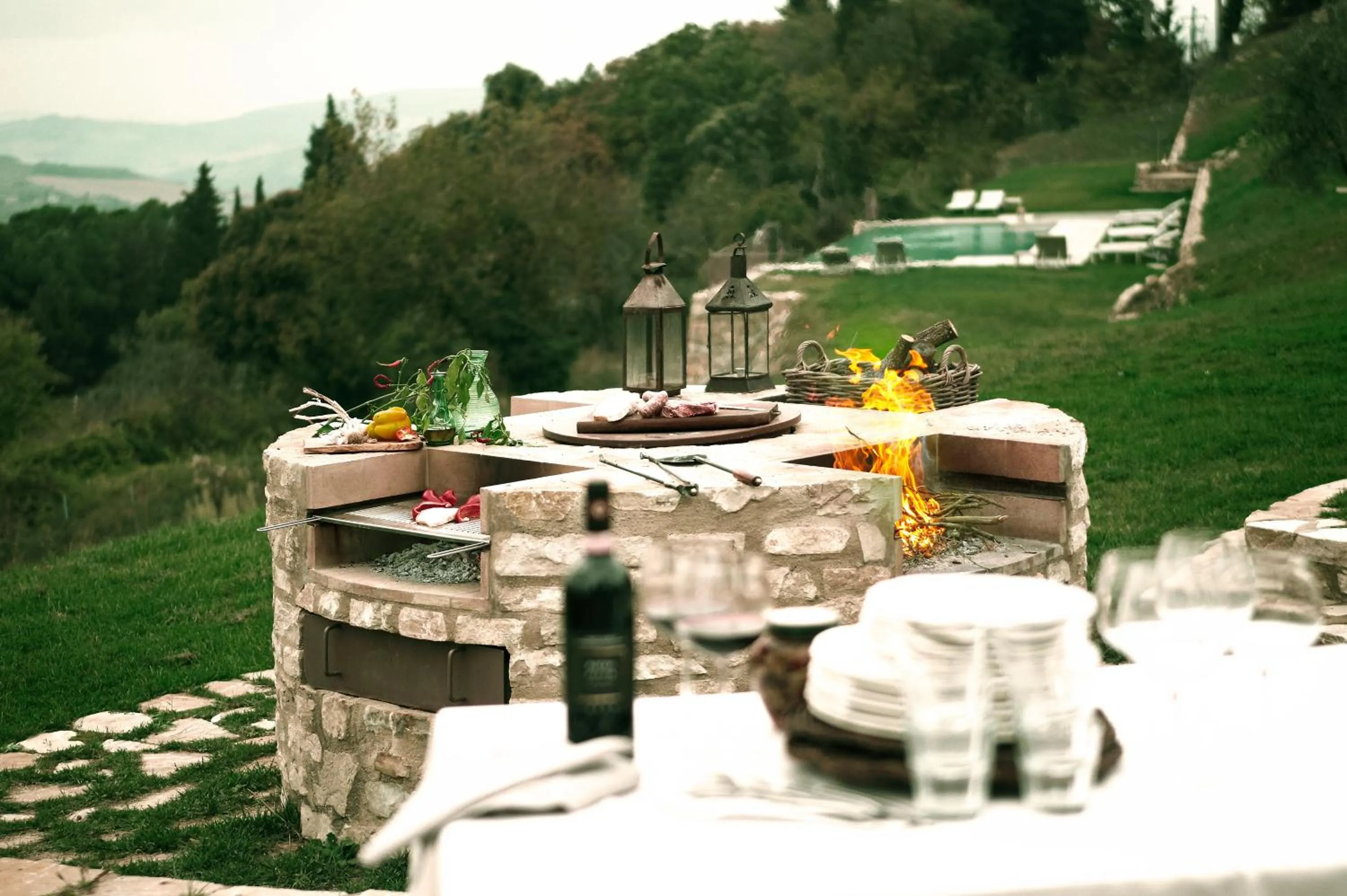 BBQ facilities in Borgo Di Pietrafitta Relais