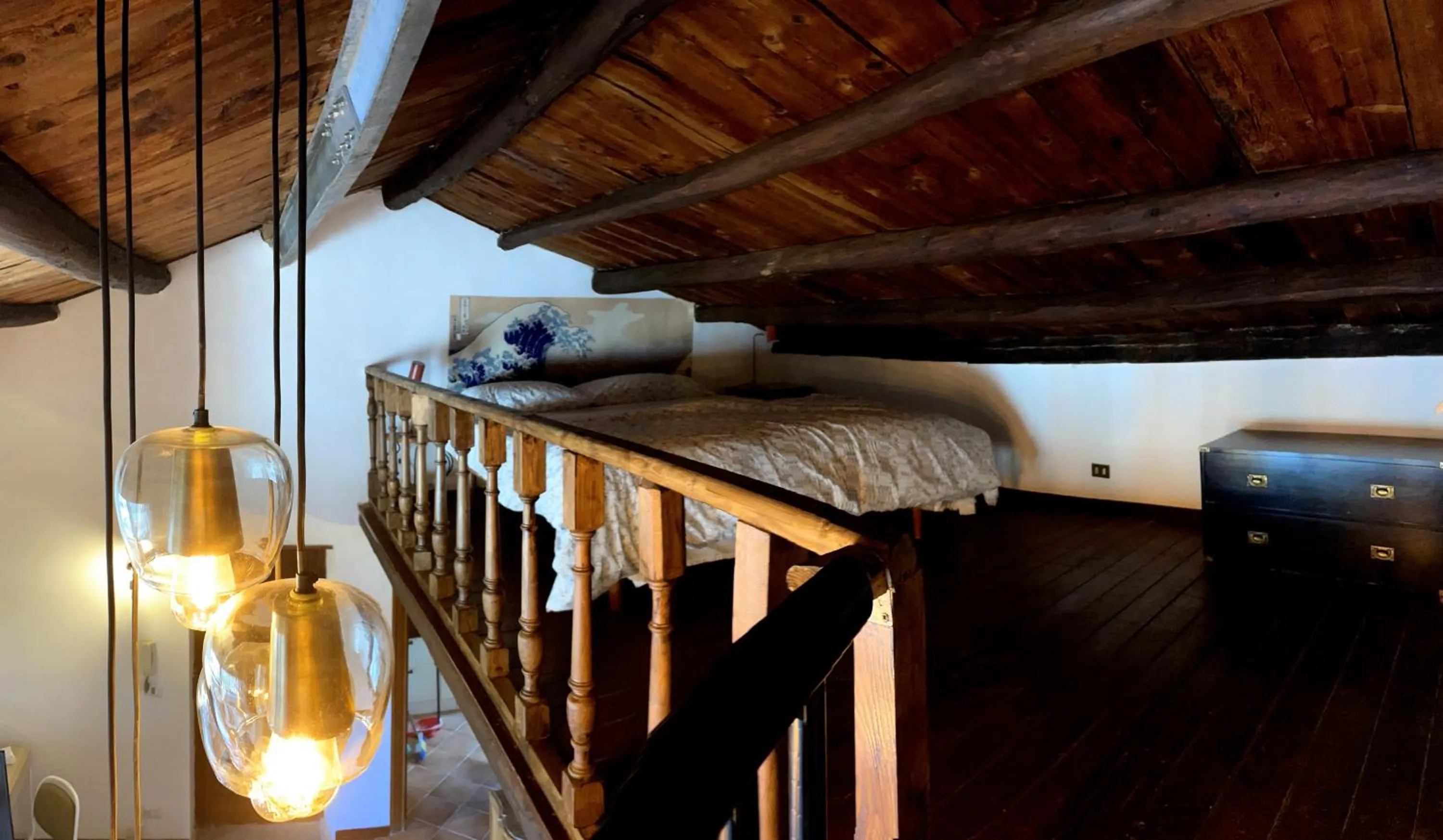 Bed in Loft Aragonese
