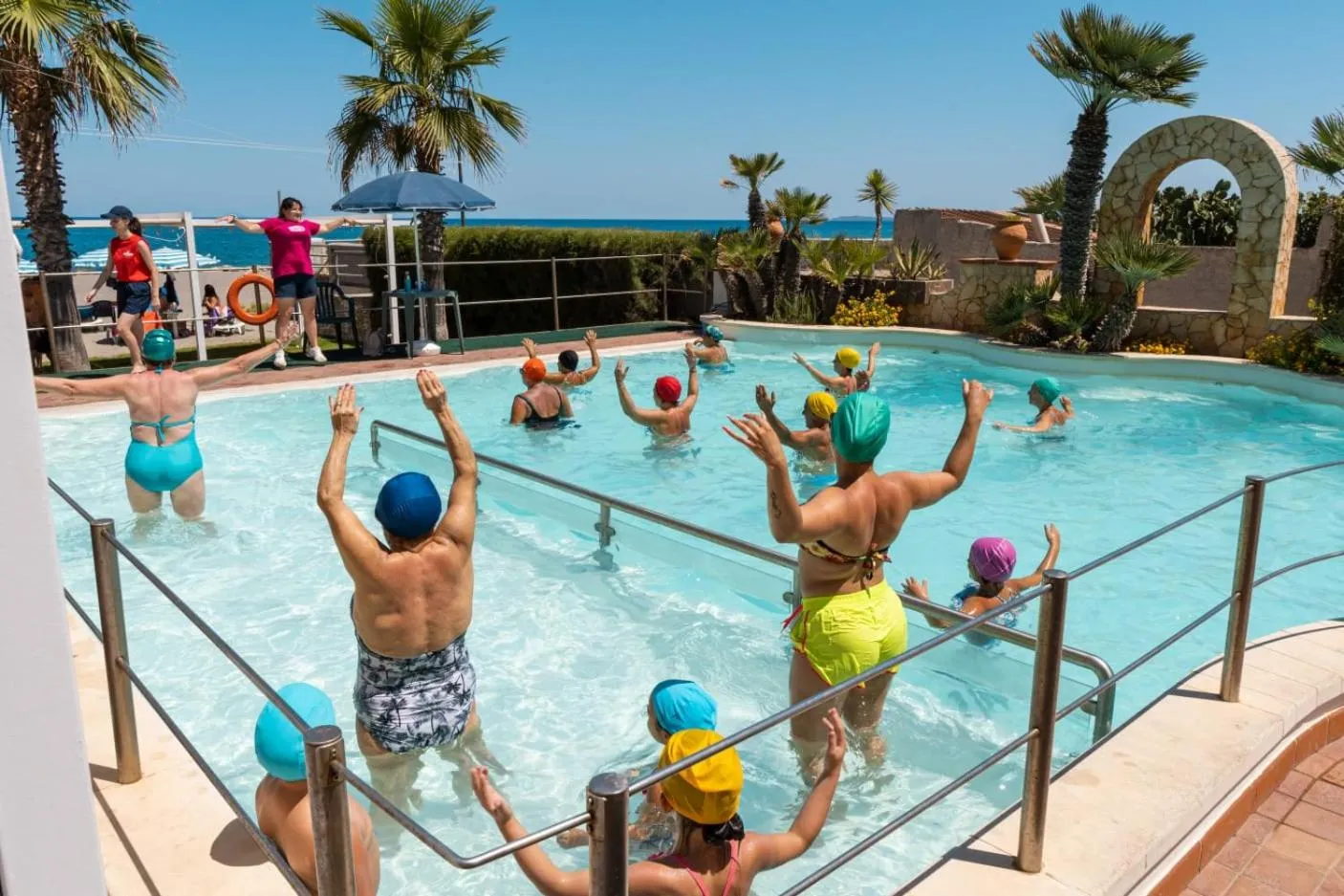 People in Hotel Il Gabbiano Beach
