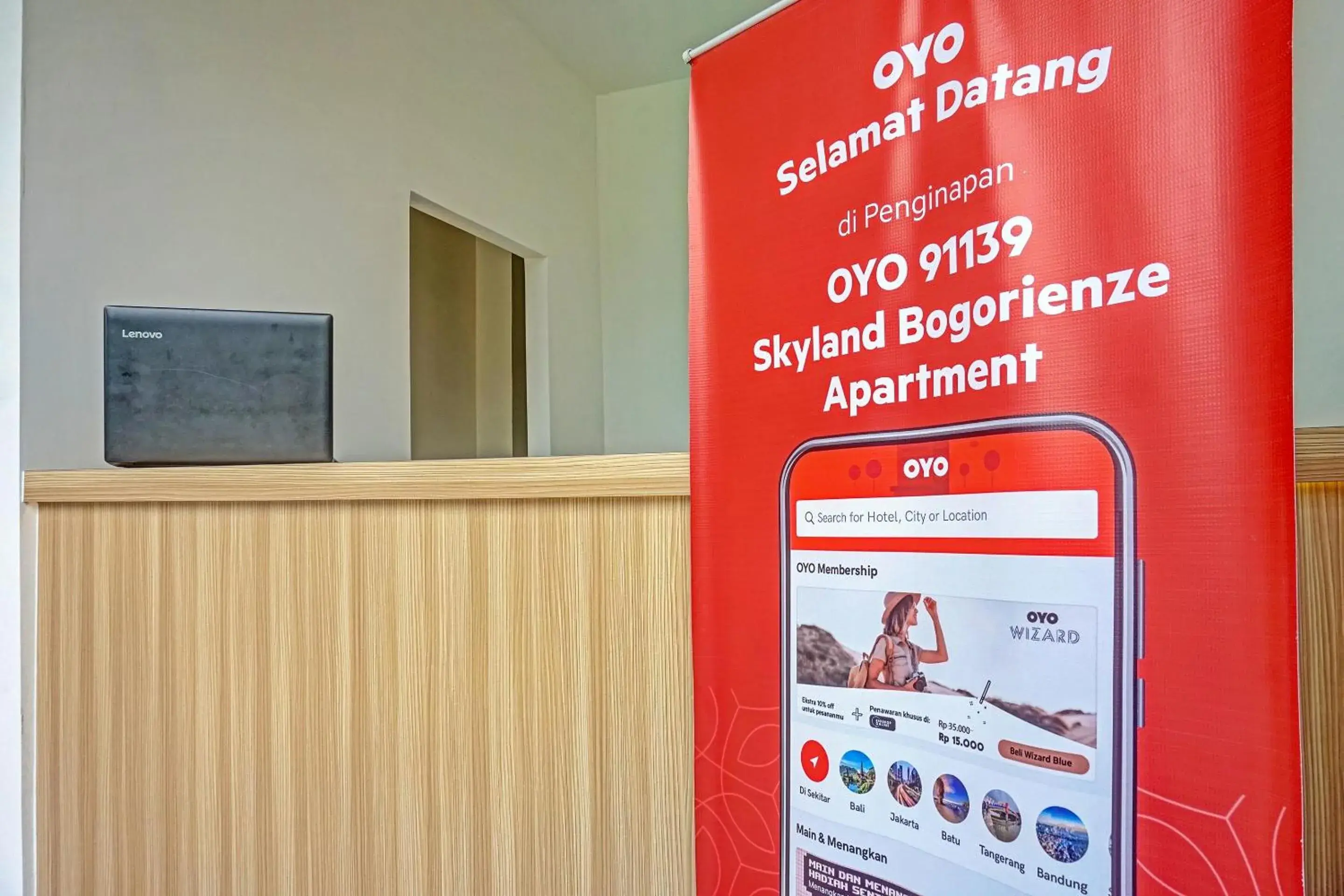 Lobby or reception in Hotel O Skyland Bogorienze Apartment Lobby or reception in Hotel O Skyland Bogorienze Apartment