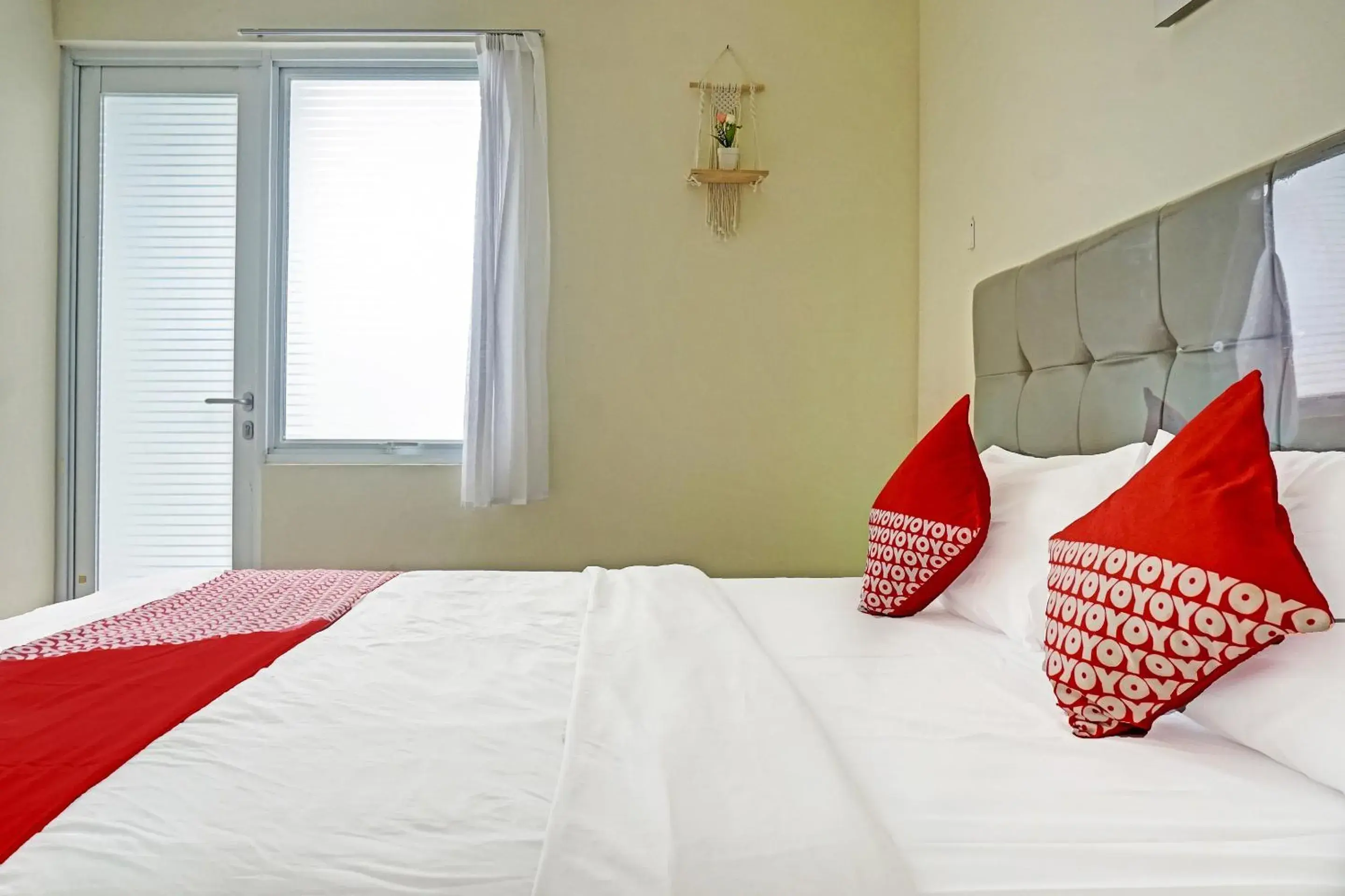 Bedroom, Bed in Hotel O Skyland Bogorienze Apartment Bedroom, Bed in Hotel O Skyland Bogorienze Apartment