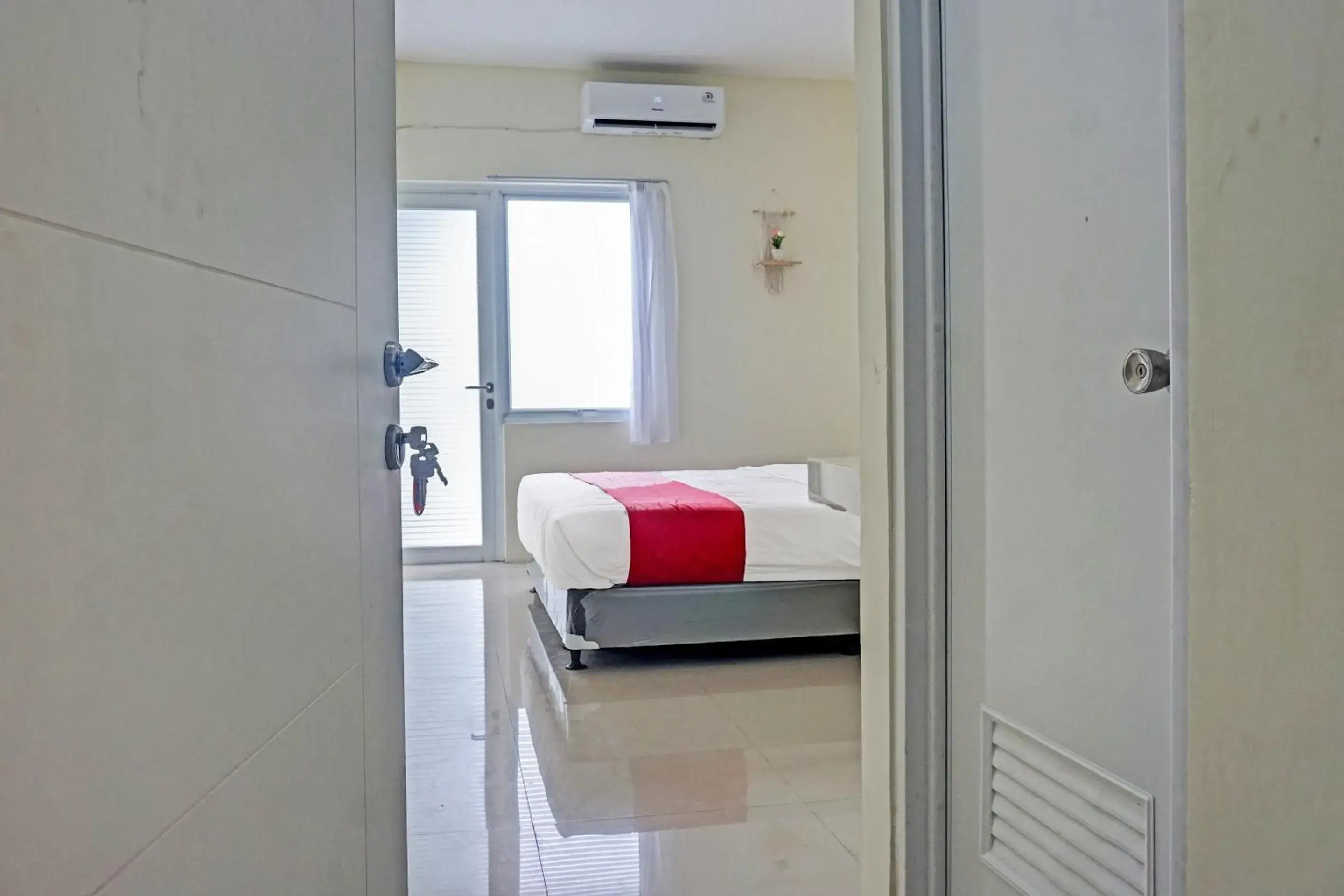 Bedroom, Bed in Hotel O Skyland Bogorienze Apartment Bedroom, Bed in Hotel O Skyland Bogorienze Apartment