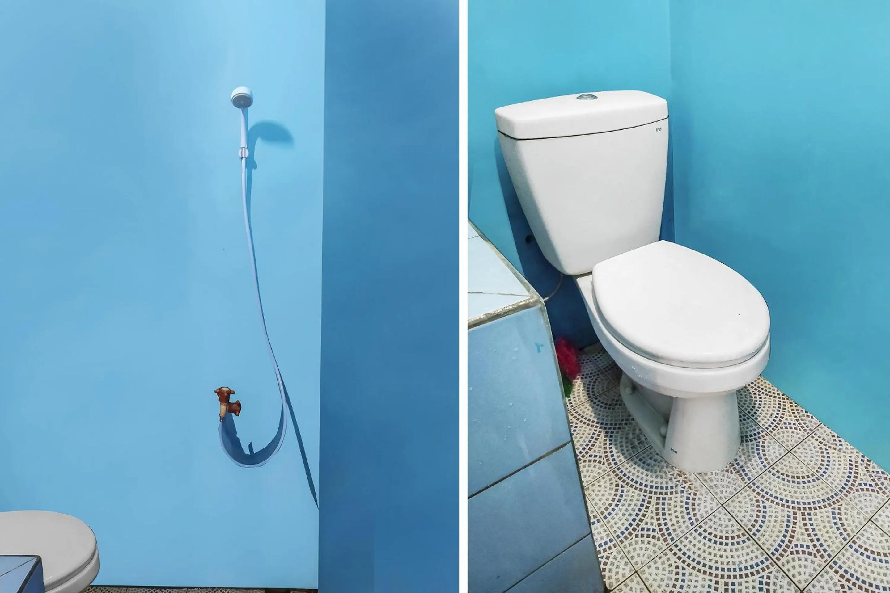 Bathroom in OYO Homes 91151 Desa Wisata Kreatif Perdamaian Srumbung Gunung