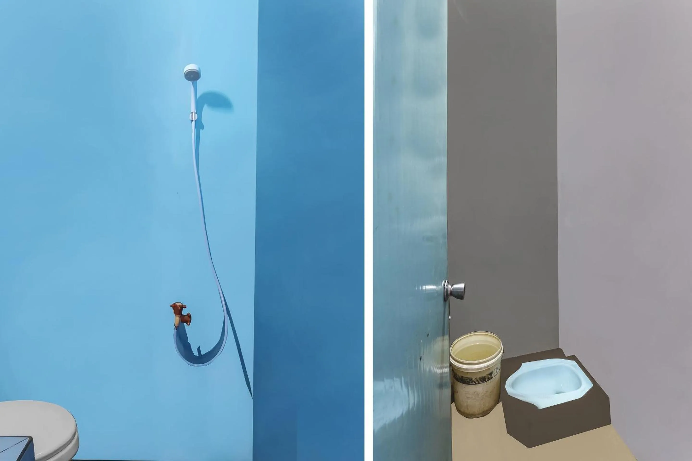 Bathroom in OYO Homes 91151 Desa Wisata Kreatif Perdamaian Srumbung Gunung