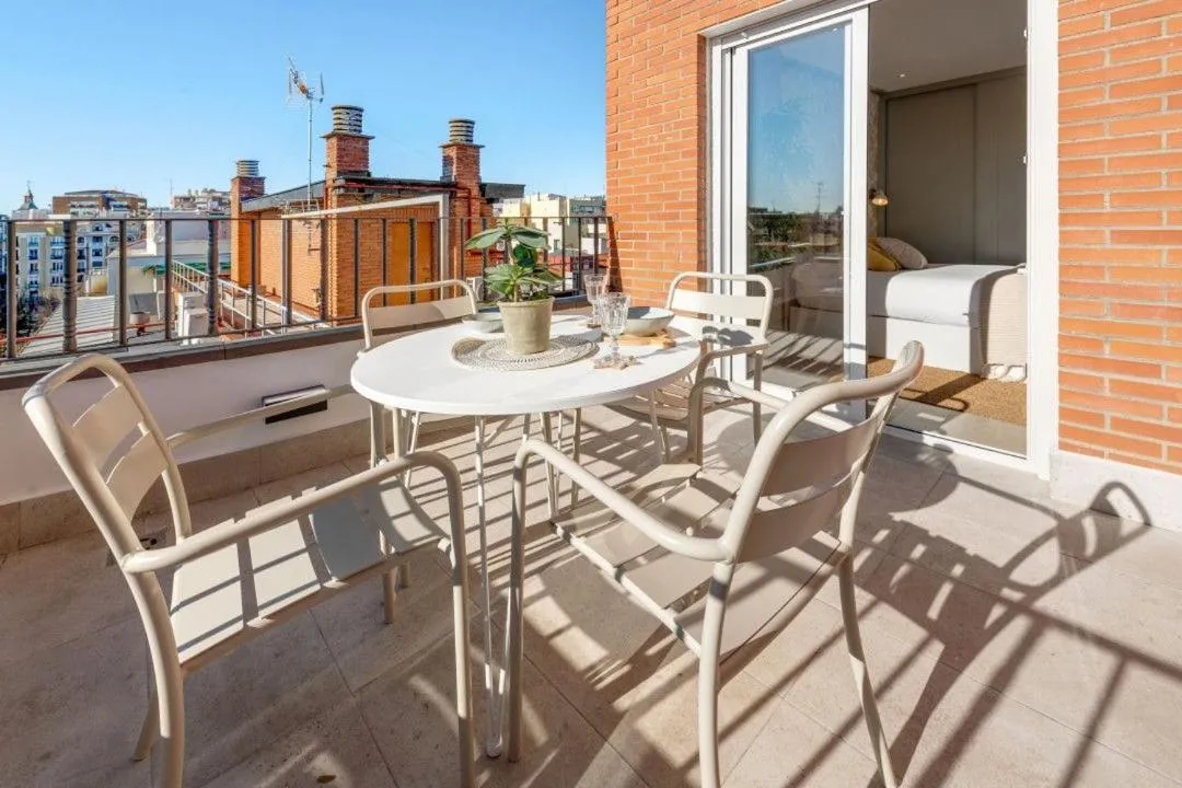 Bright W Terrace -2 bedrooms 2 bathrooms-Chamberi