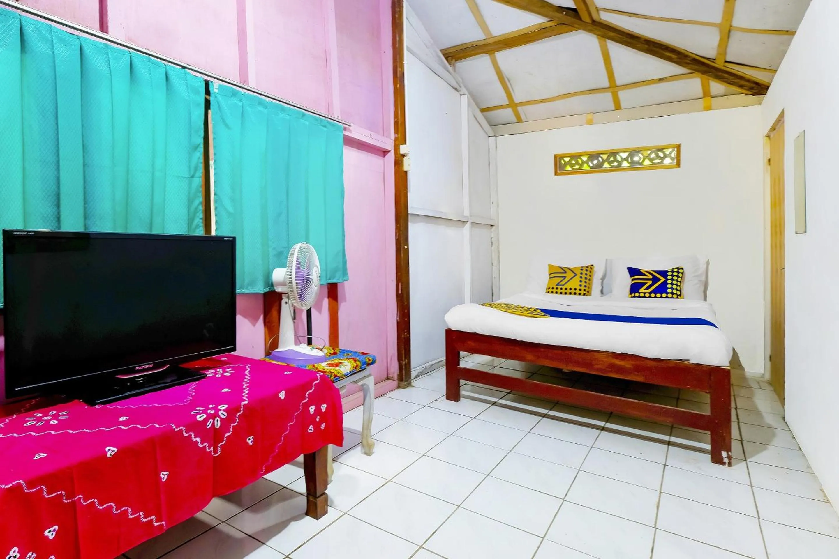 Bedroom, Bed in OYO Homes 91154 Desa Wisata Wayang Manyaran Wonogiri