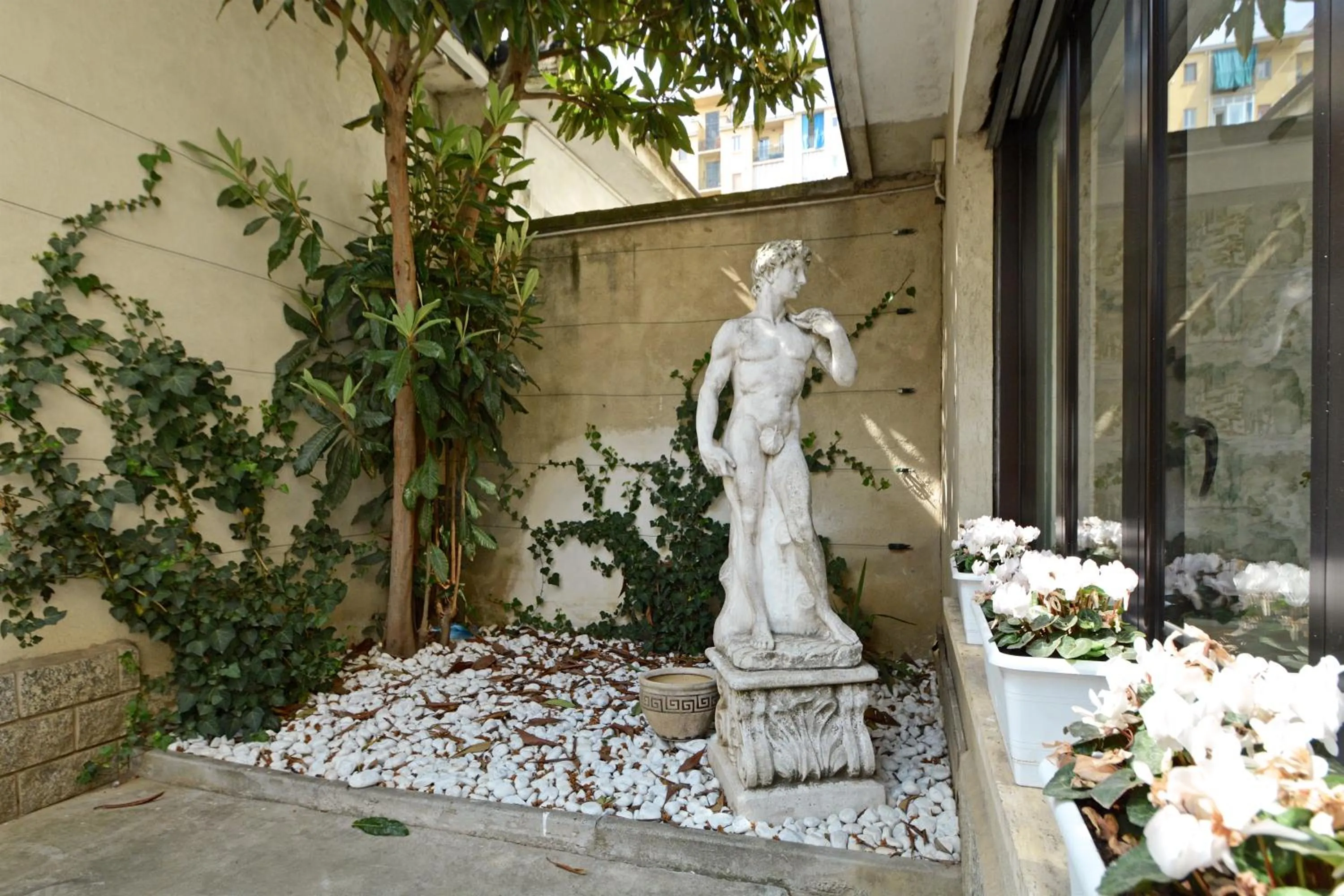 Garden in Astor Hotel