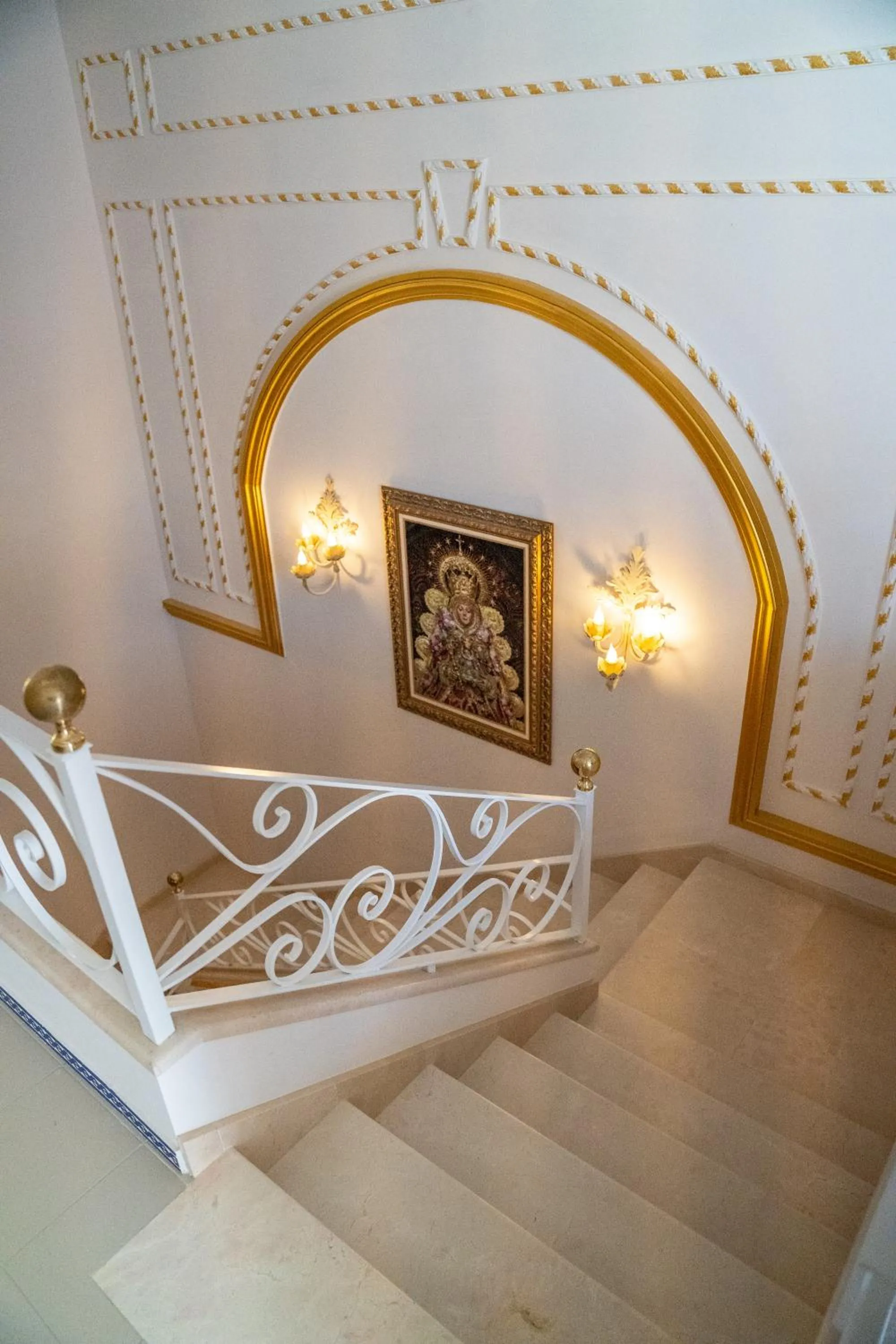 Decorative detail in Hospedarte Palacete Real