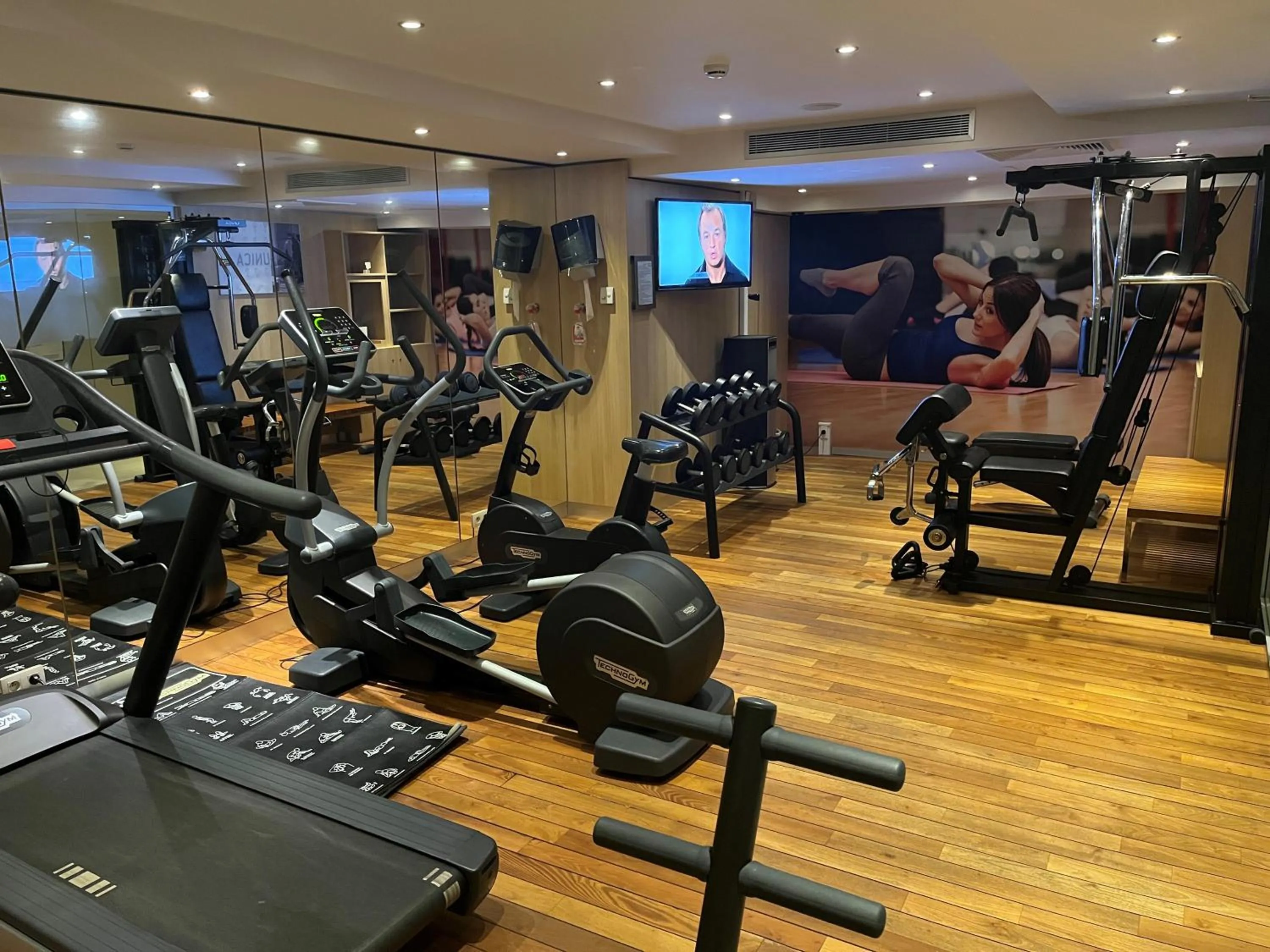 Fitness centre/facilities in Mercure Hotel Brussels Centre Midi