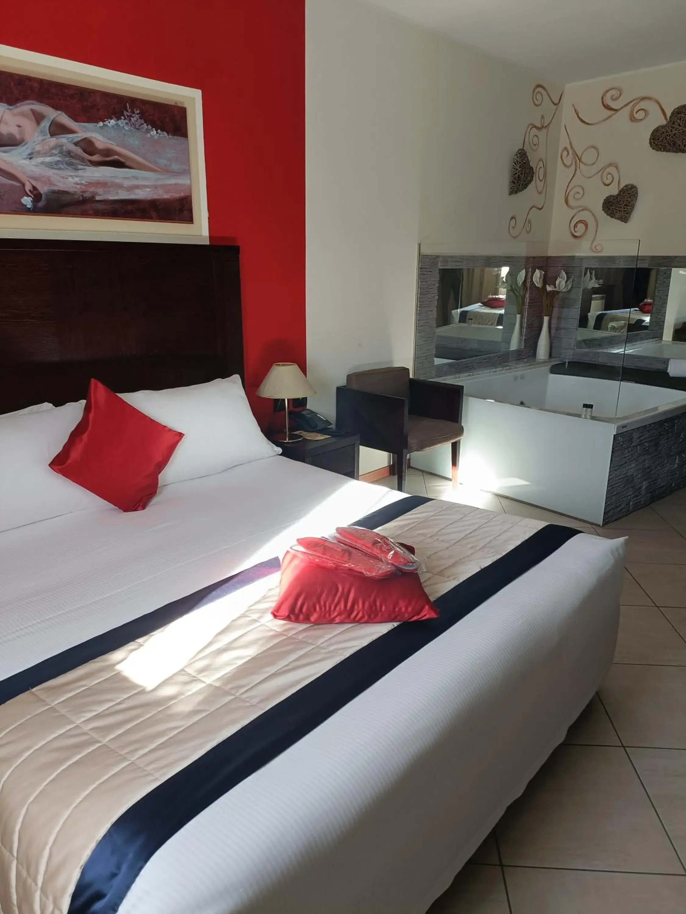 Bed in Green Hotel Ninfa Bed in Green Hotel Ninfa