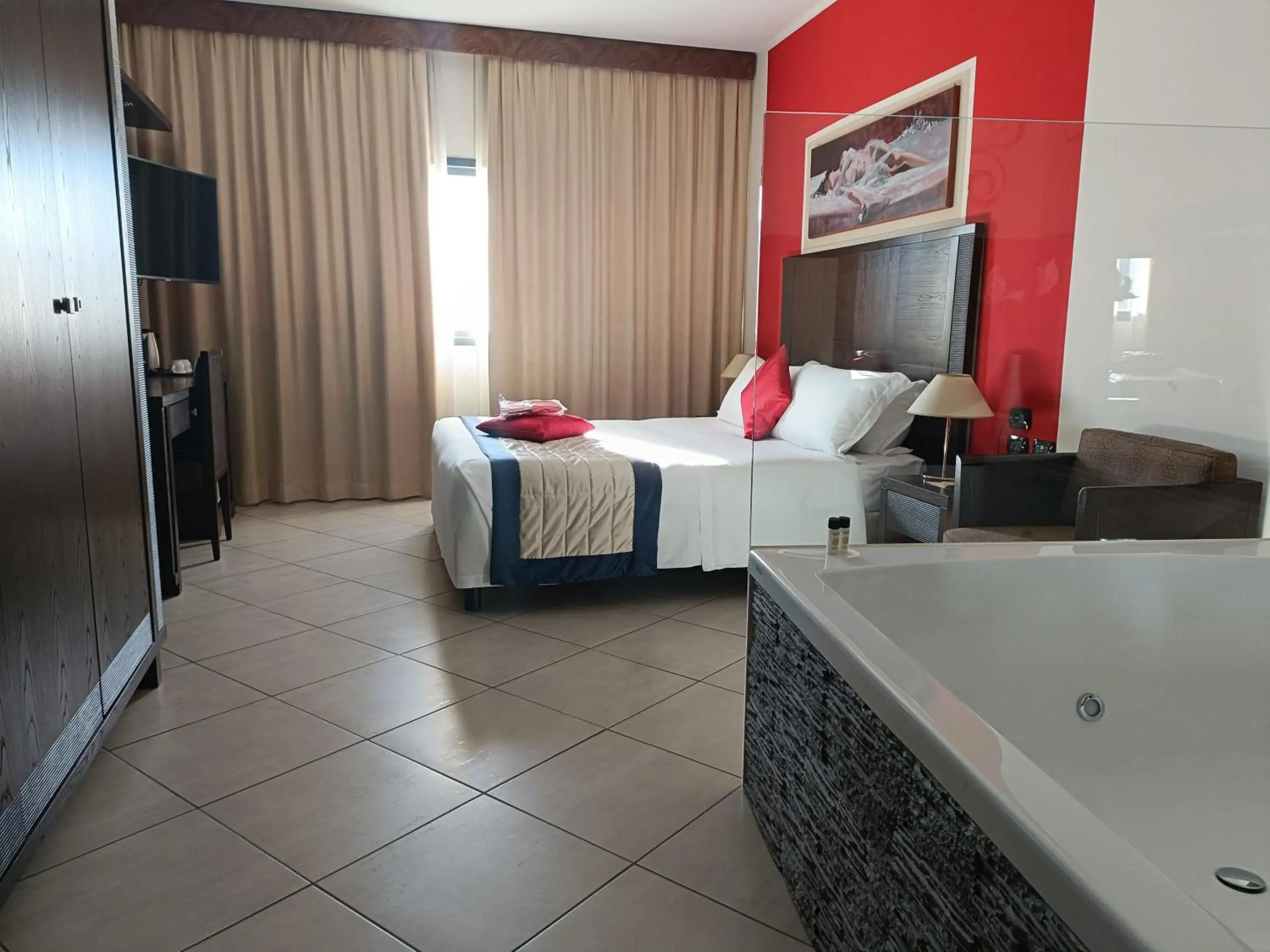 Bed in Green Hotel Ninfa Bed in Green Hotel Ninfa