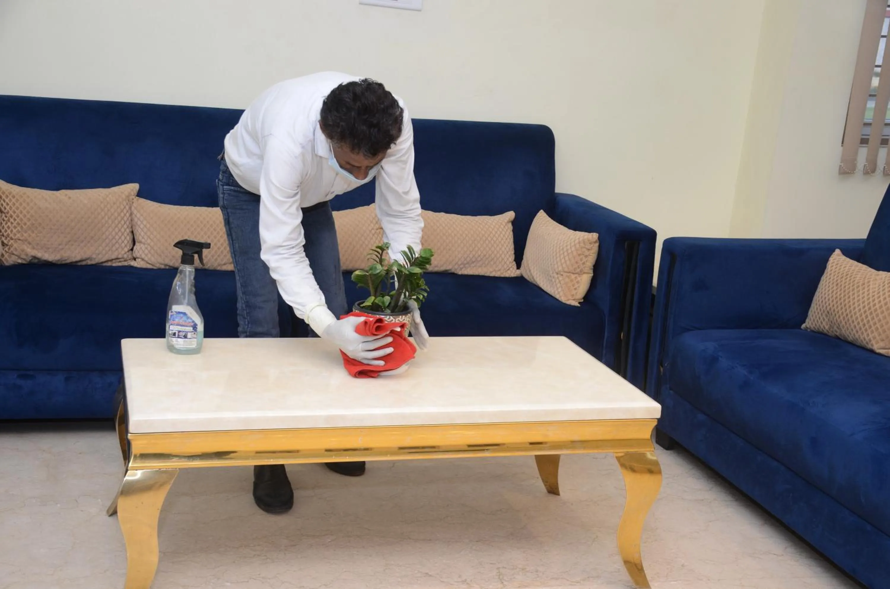 Seating area in Hotel SKS Grand Palace-Vrindāvan