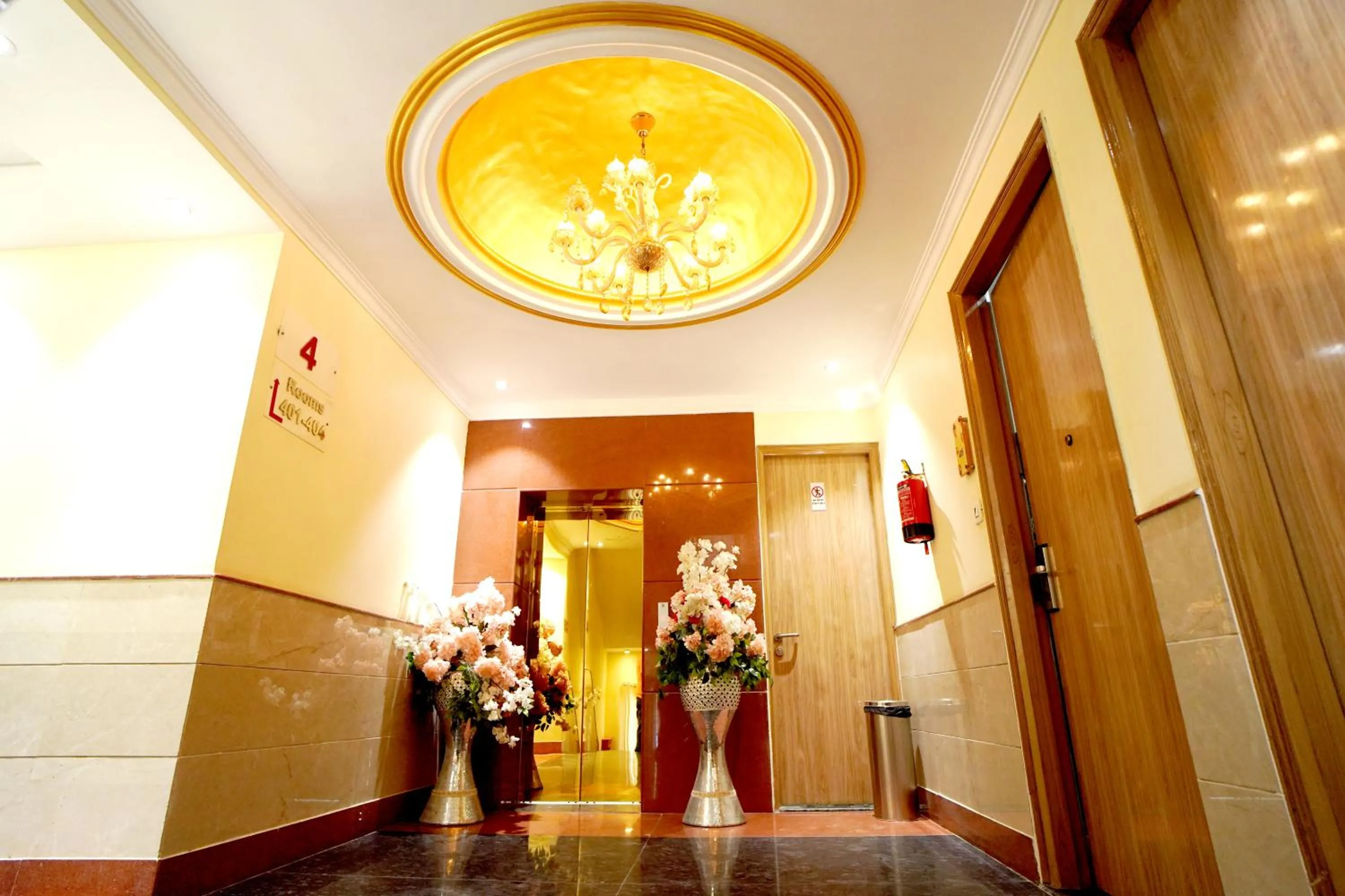 elevator in Hotel SKS Grand Palace-Vrindāvan