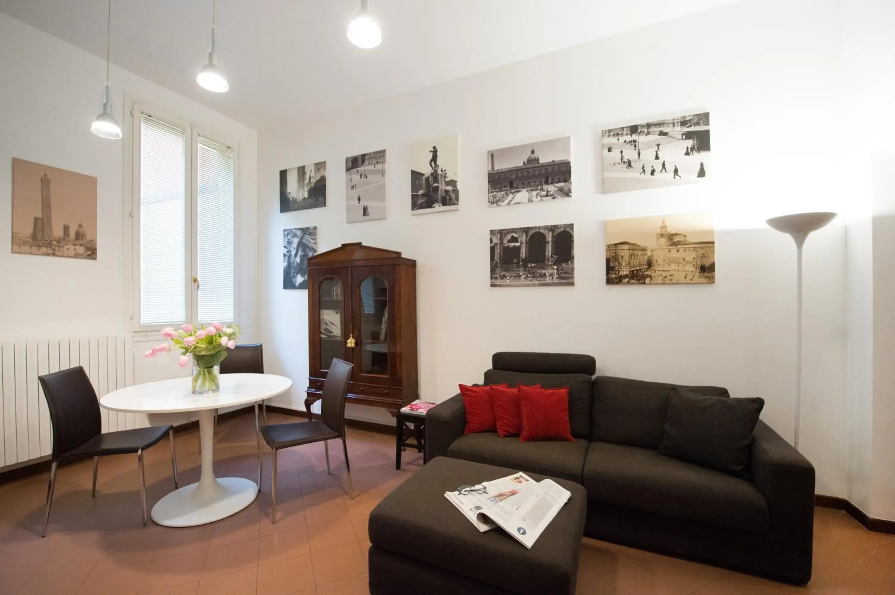Living room in Phi Hotel Bologna Apartments Living room in Phi Hotel Bologna Apartments
