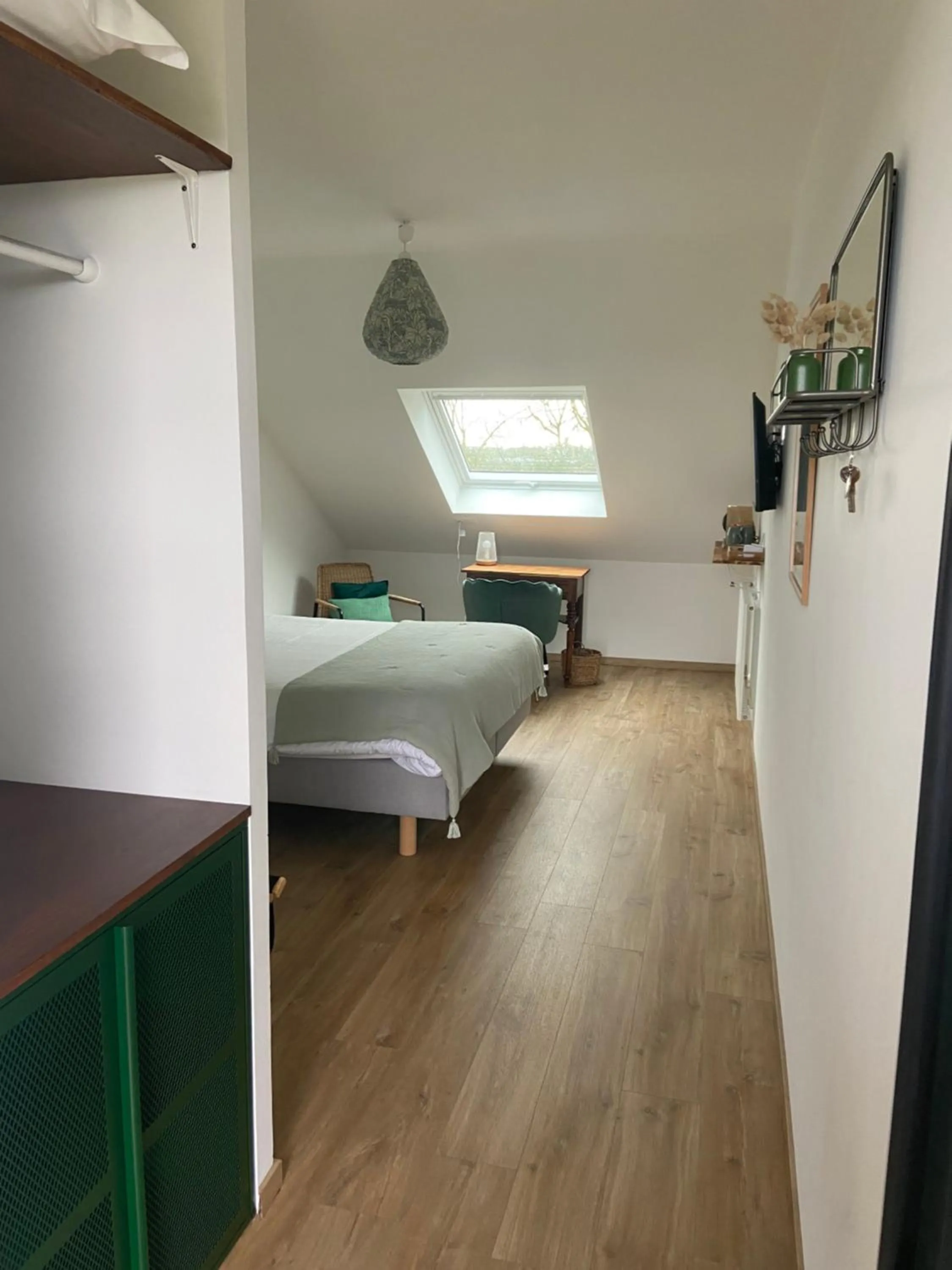 Photo of the whole room, Bed in La Passerelle