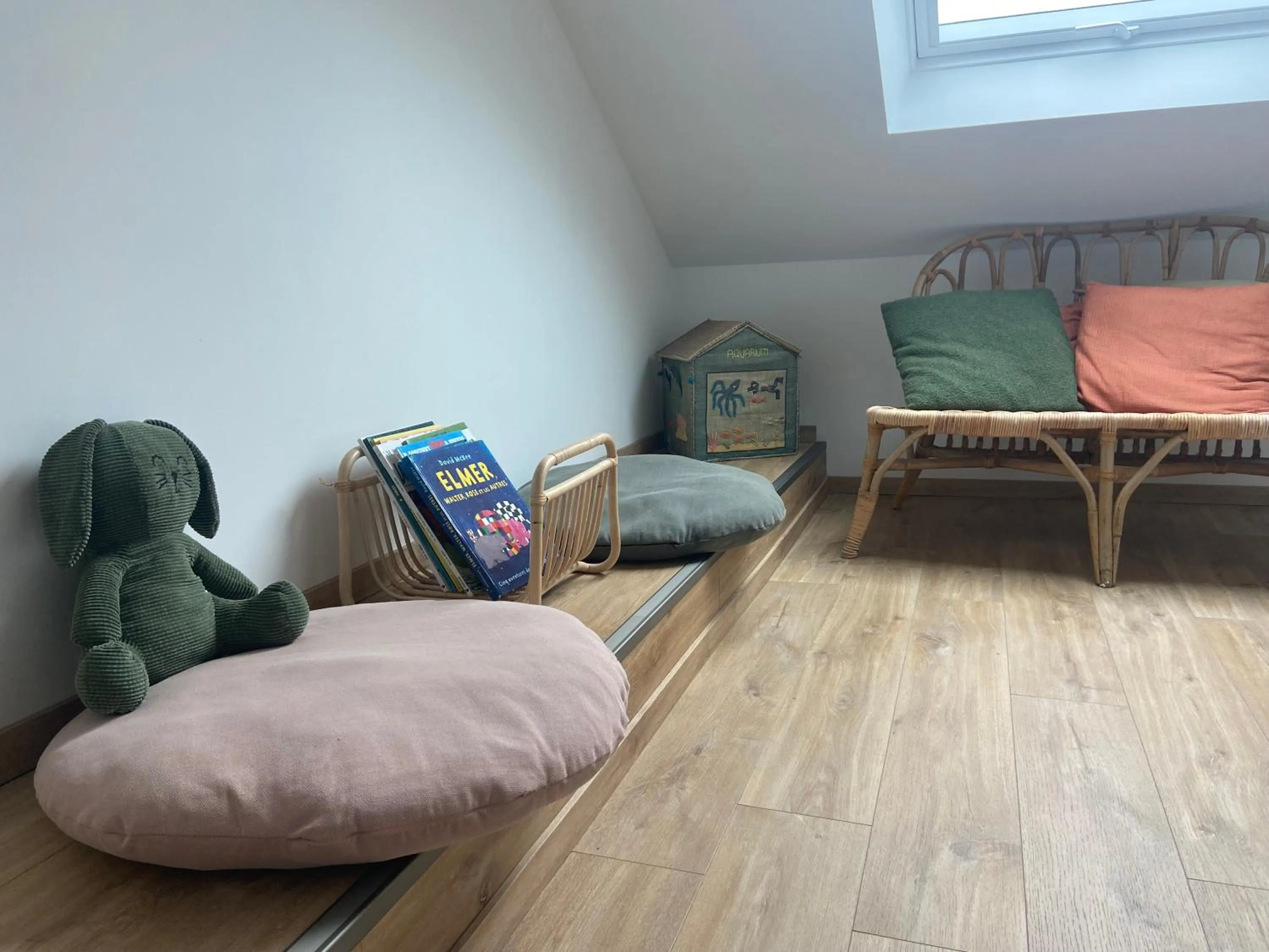 Photo of the whole room, Bed in La Passerelle