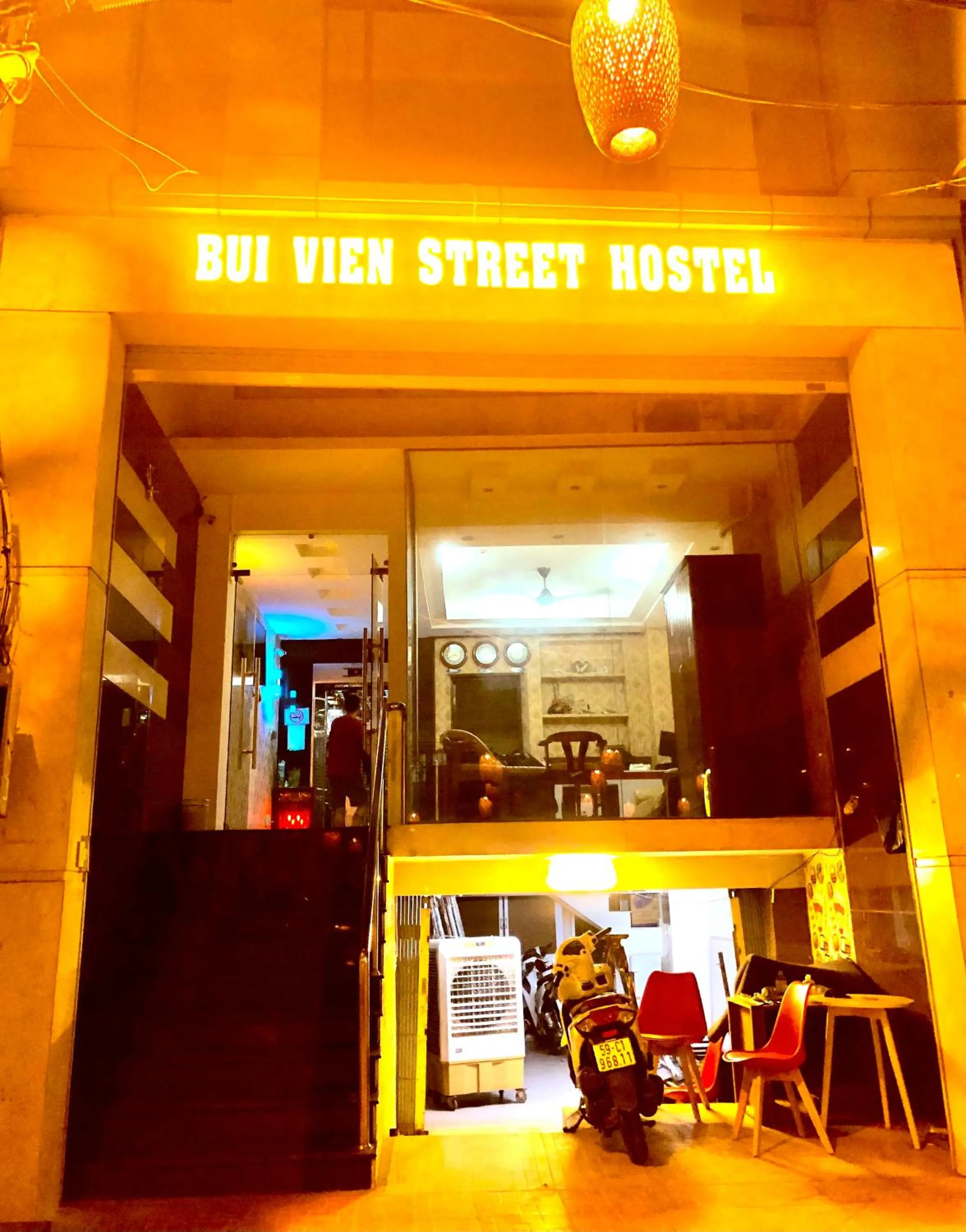 Property building in Bui Vien Street Hostel