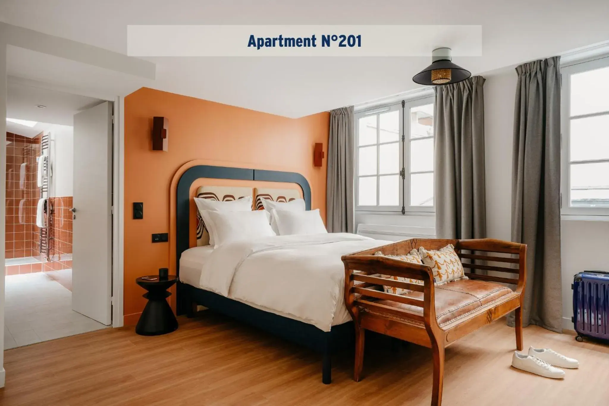 Bed in Edgar Suites Louvre - Jour Bed in Edgar Suites Louvre - Jour