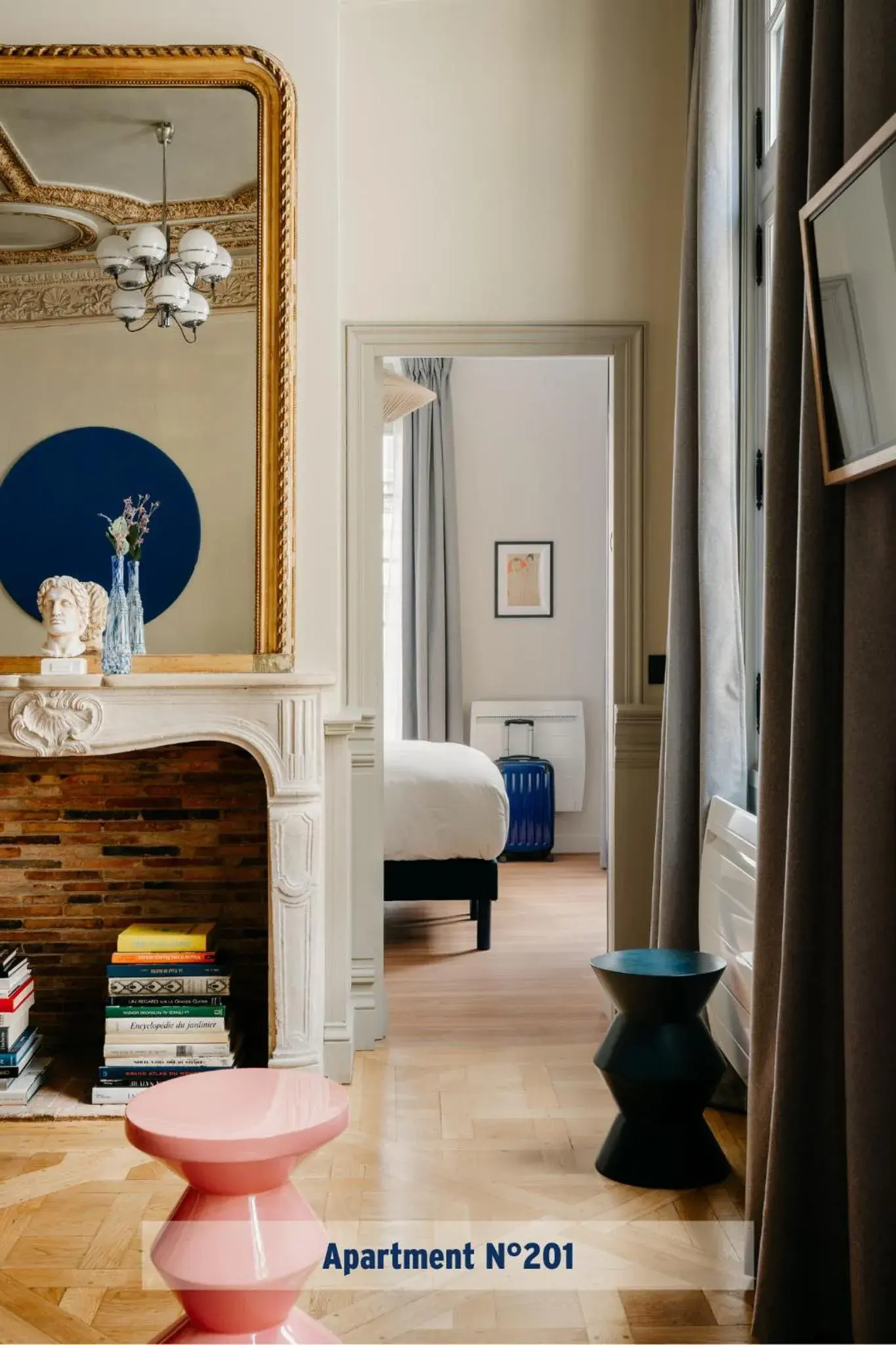 Living room, Bed in Edgar Suites Louvre - Jour Living room, Bed in Edgar Suites Louvre - Jour