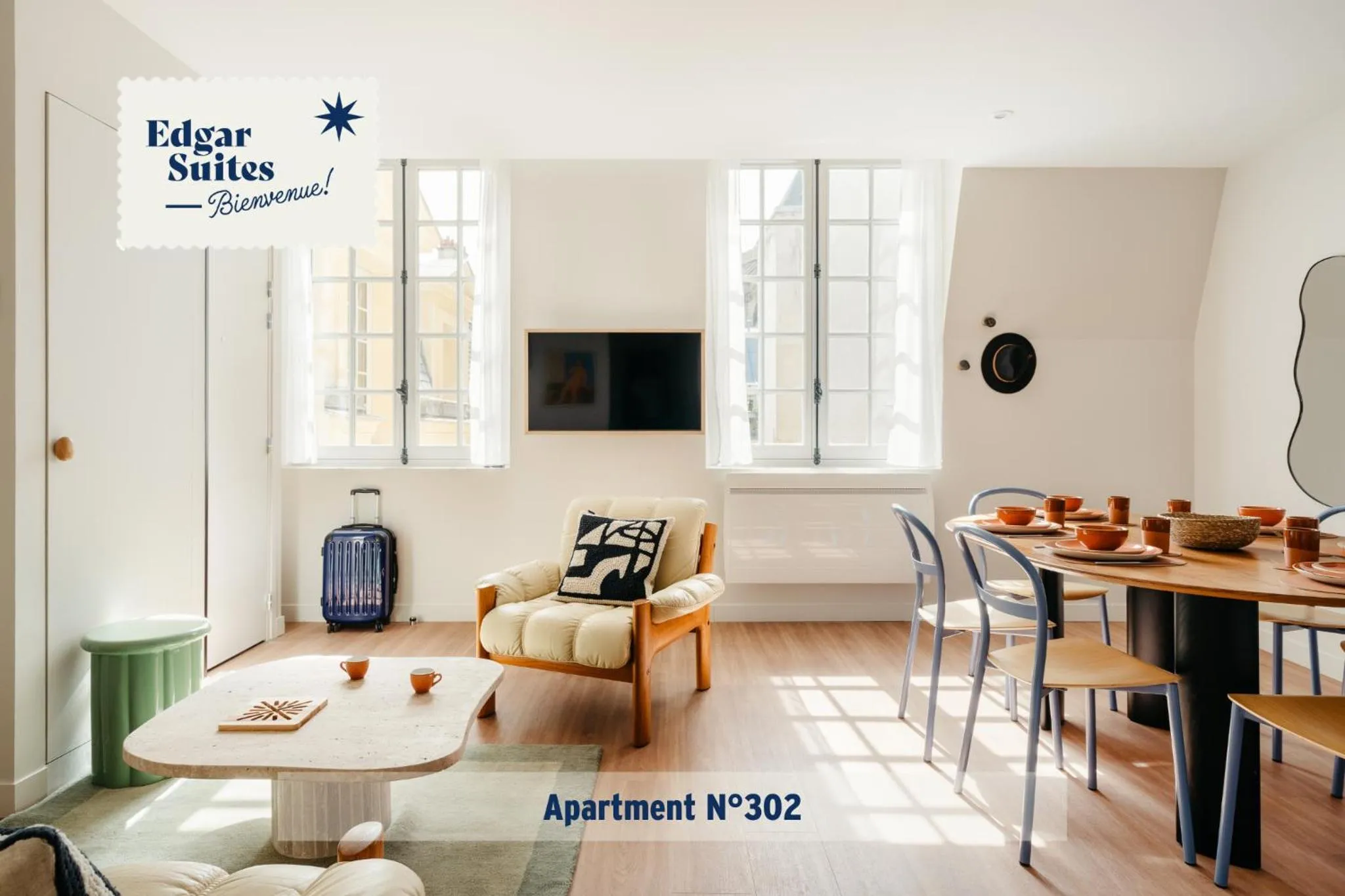 Living room in Edgar Suites Louvre - Jour