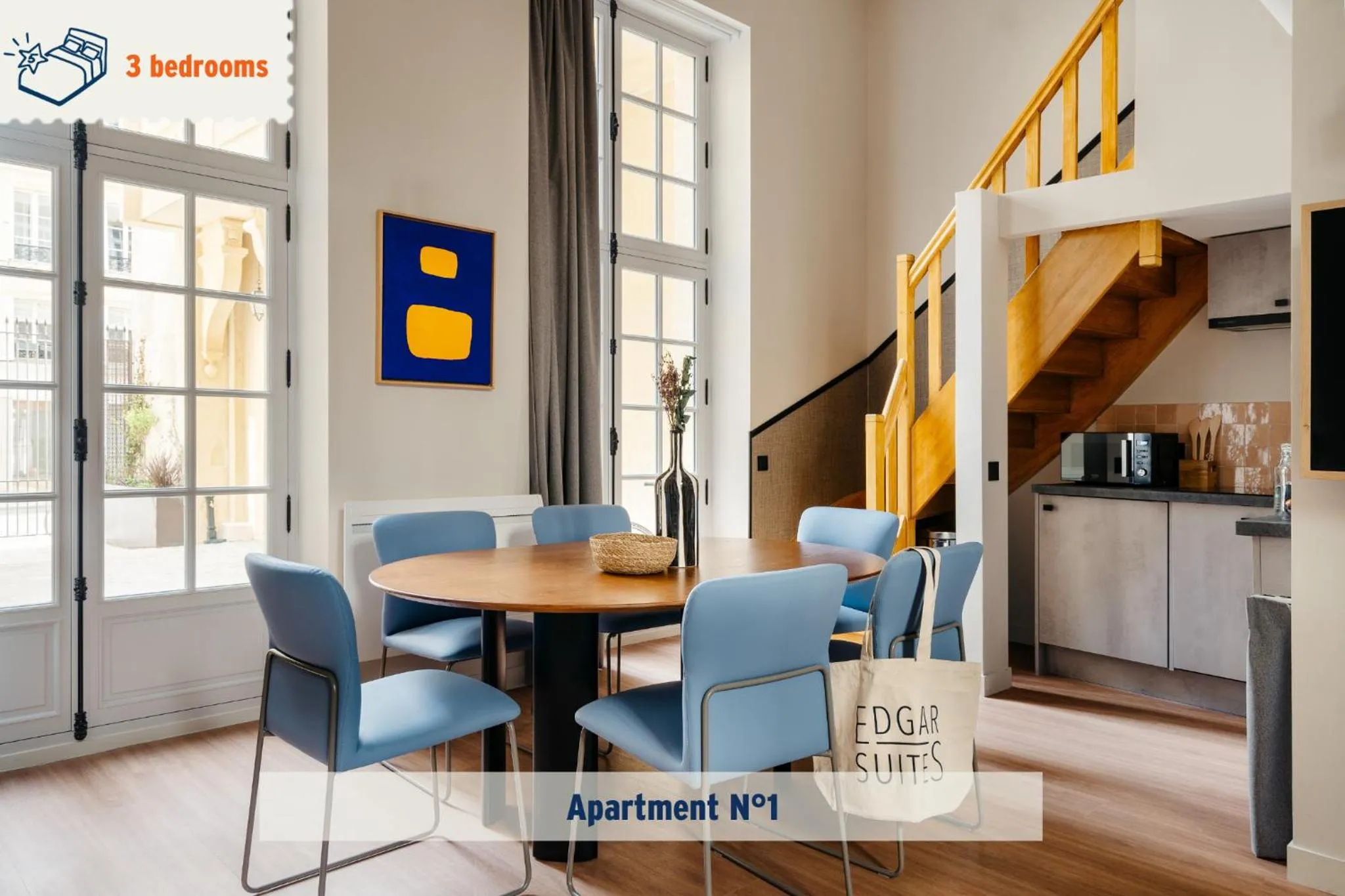 Dining area in Edgar Suites Louvre - Jour