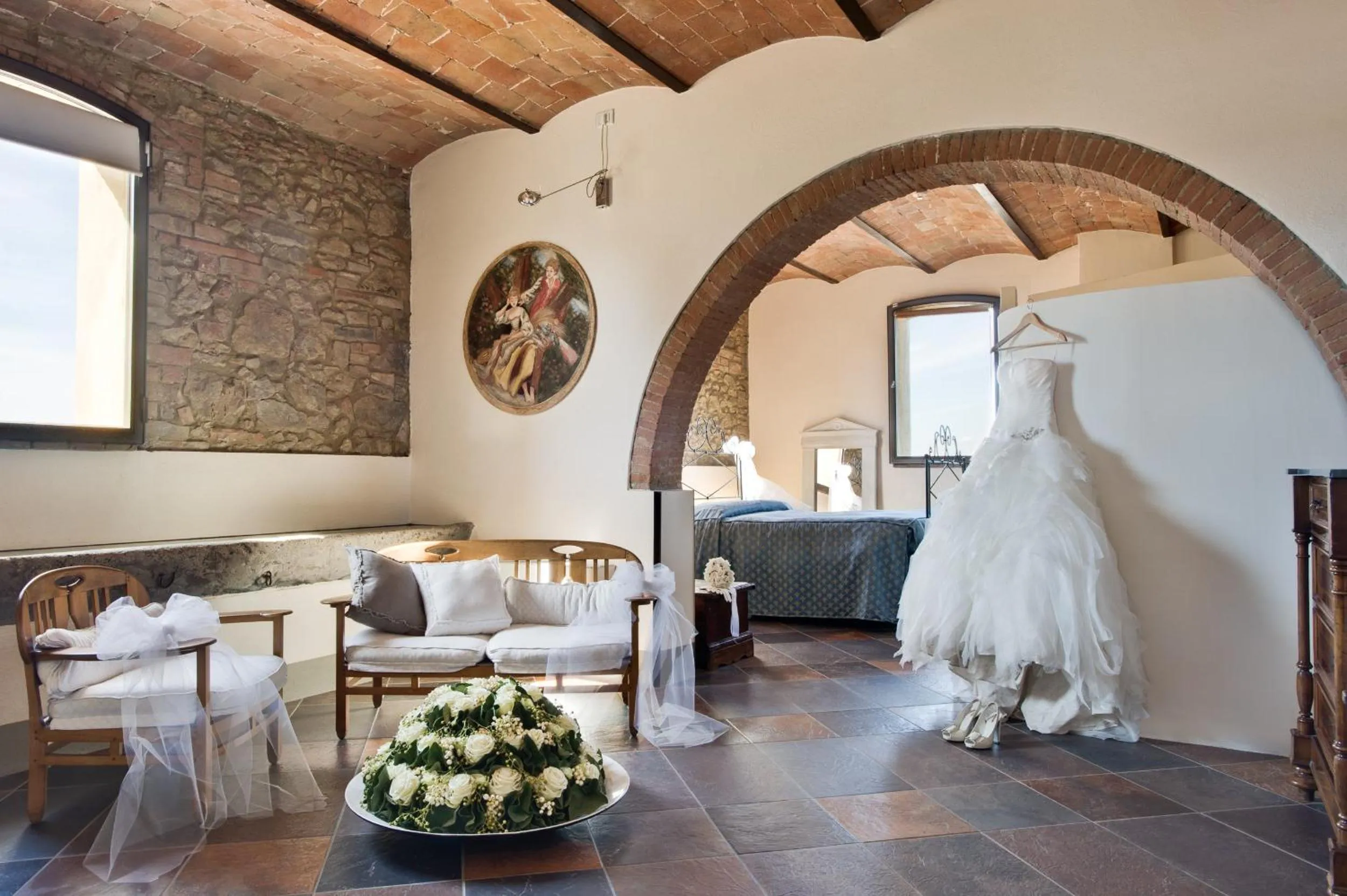 Photo of the whole room in Poderi Arcangelo