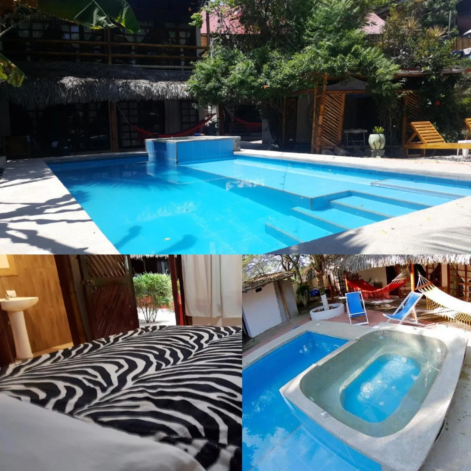 Pool view in Hotel Sumpa