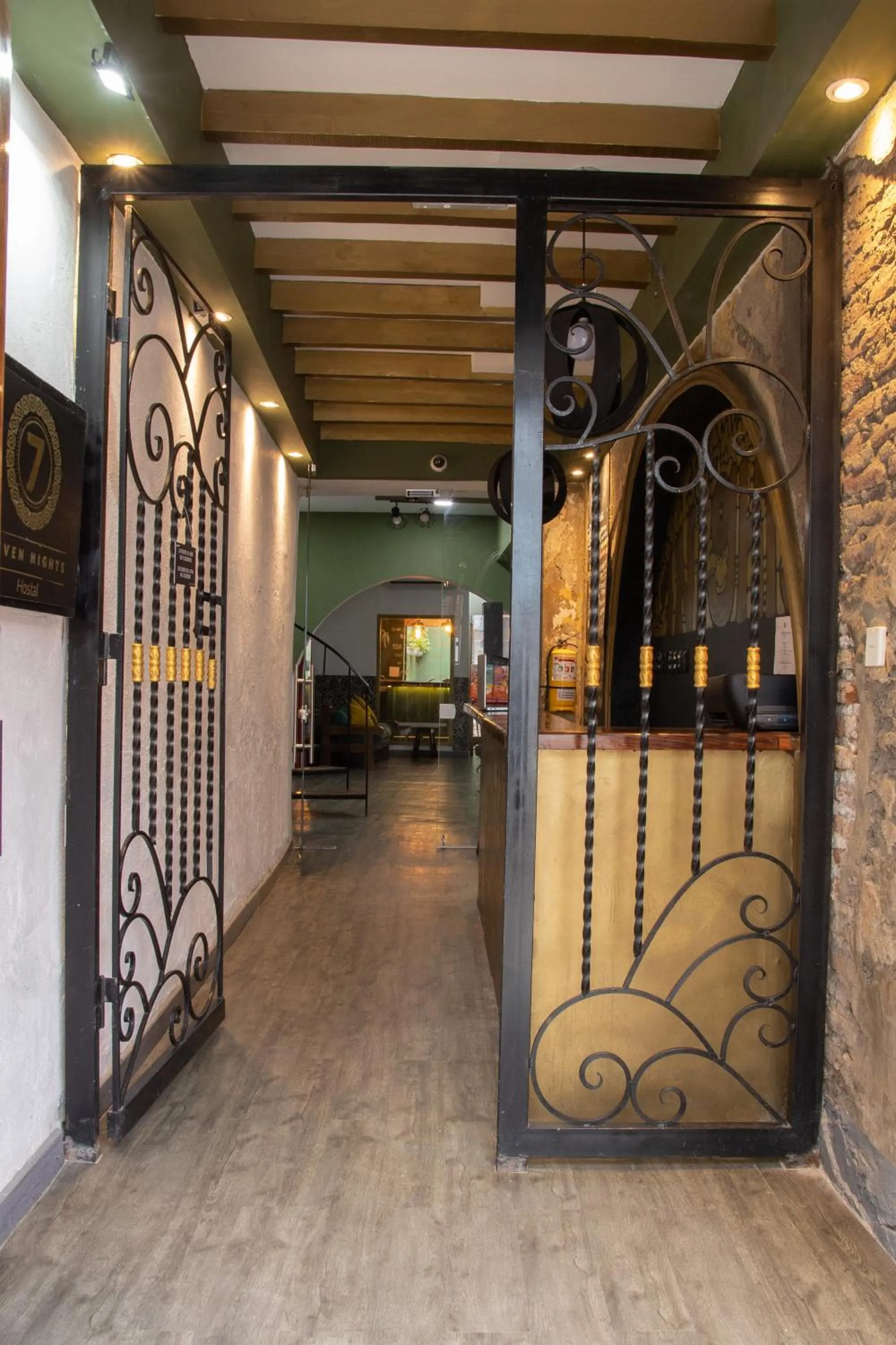 Lobby or reception in Seven Nights Hostel Cartagena