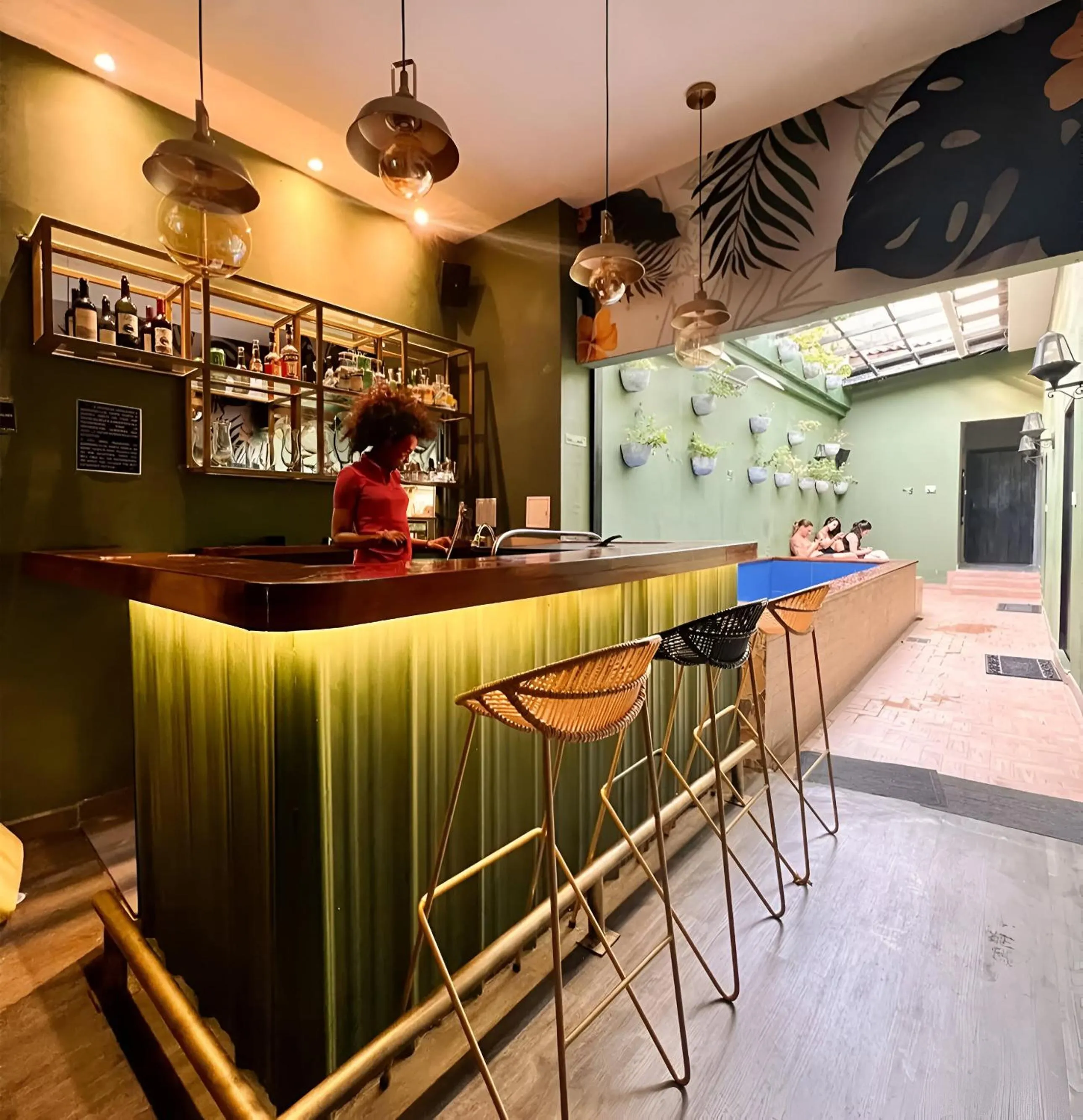 minibar in Seven Nights Hostel Cartagena