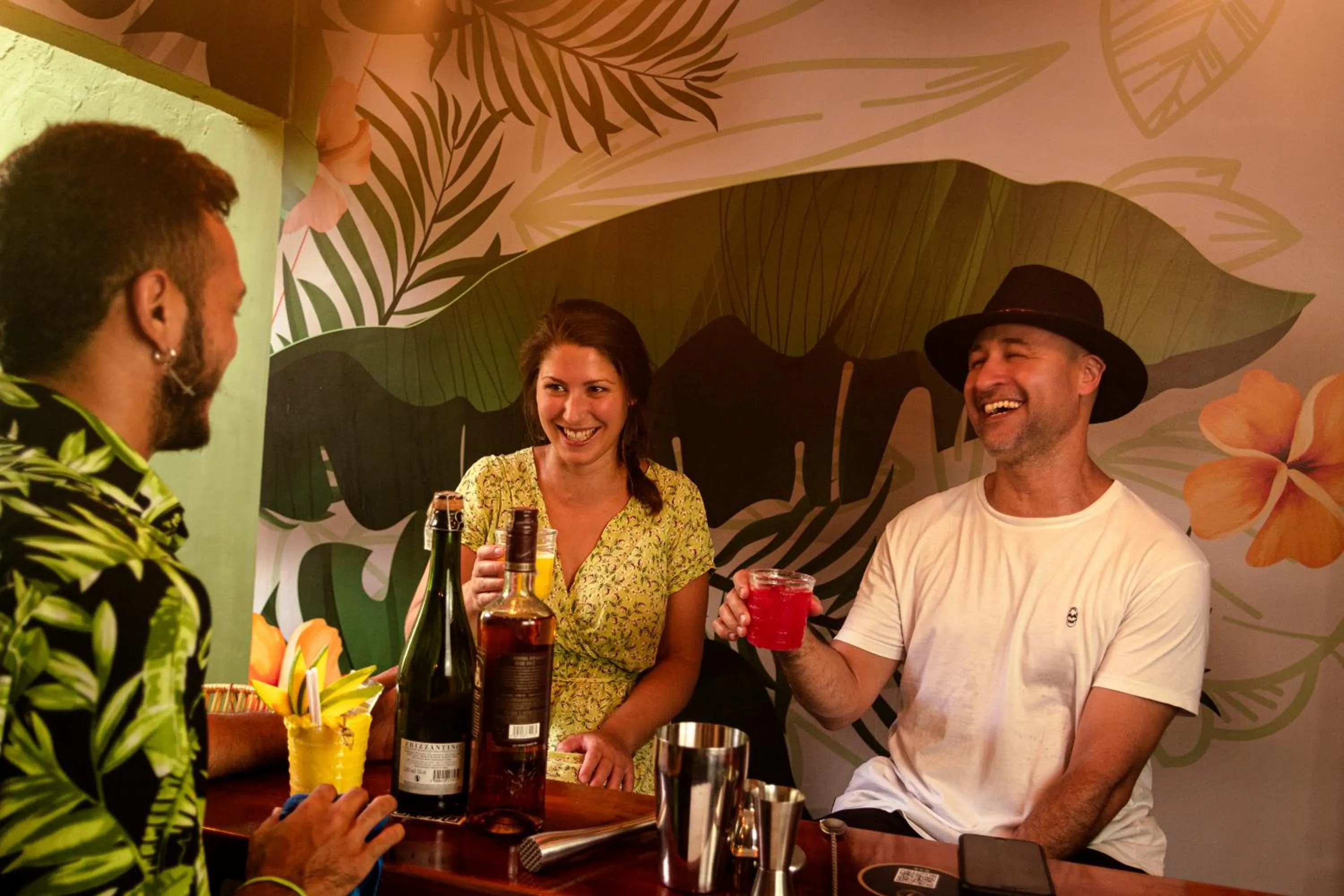 Staff in Seven Nights Hostel Cartagena