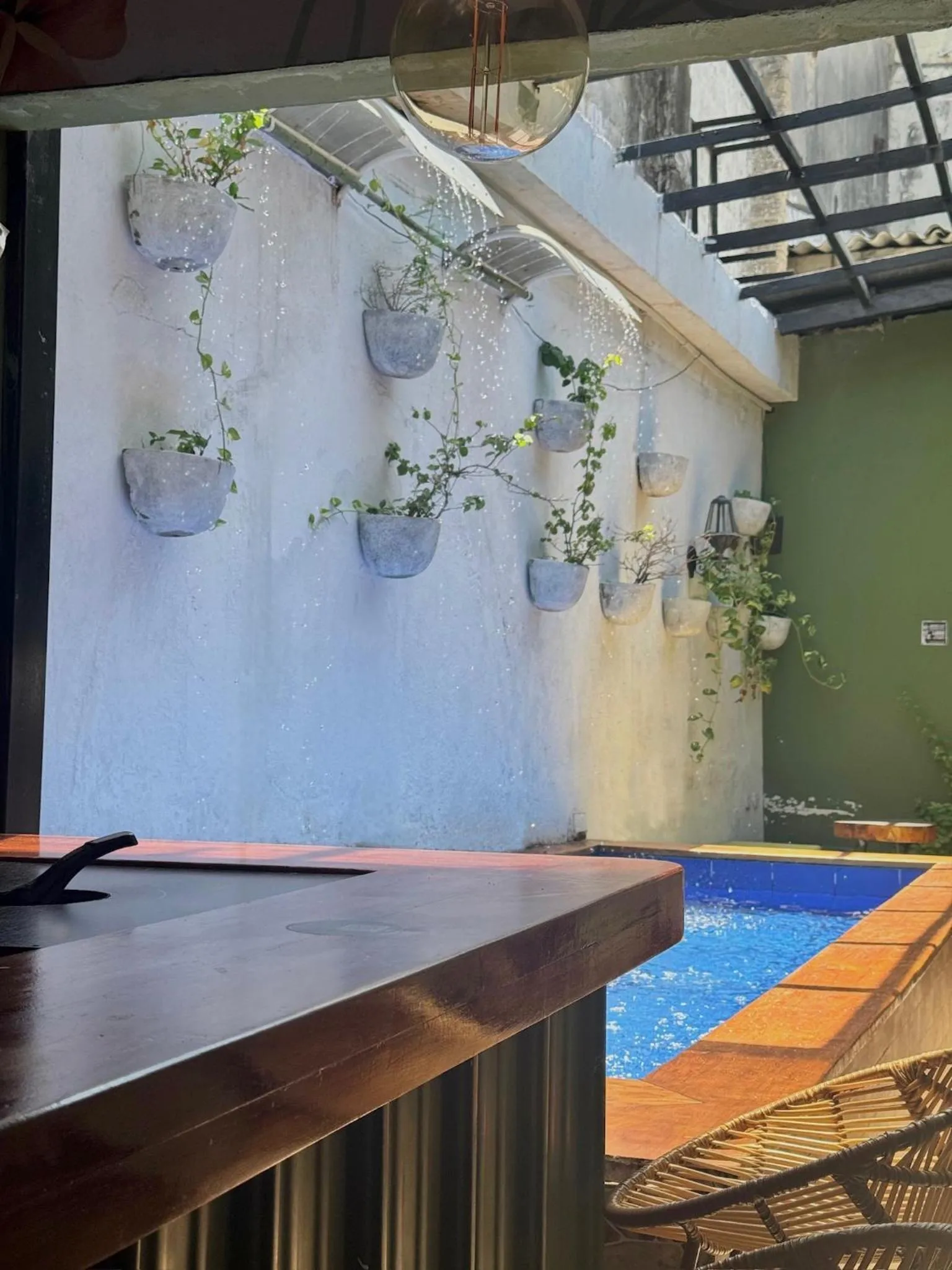 Swimming pool in Seven Nights Hostel Cartagena