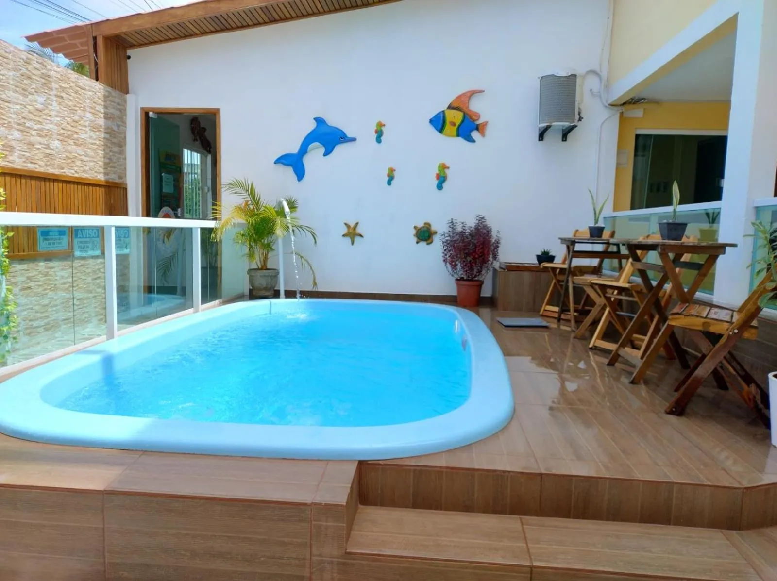 Swimming pool in Pousada Aconchego do Maraca