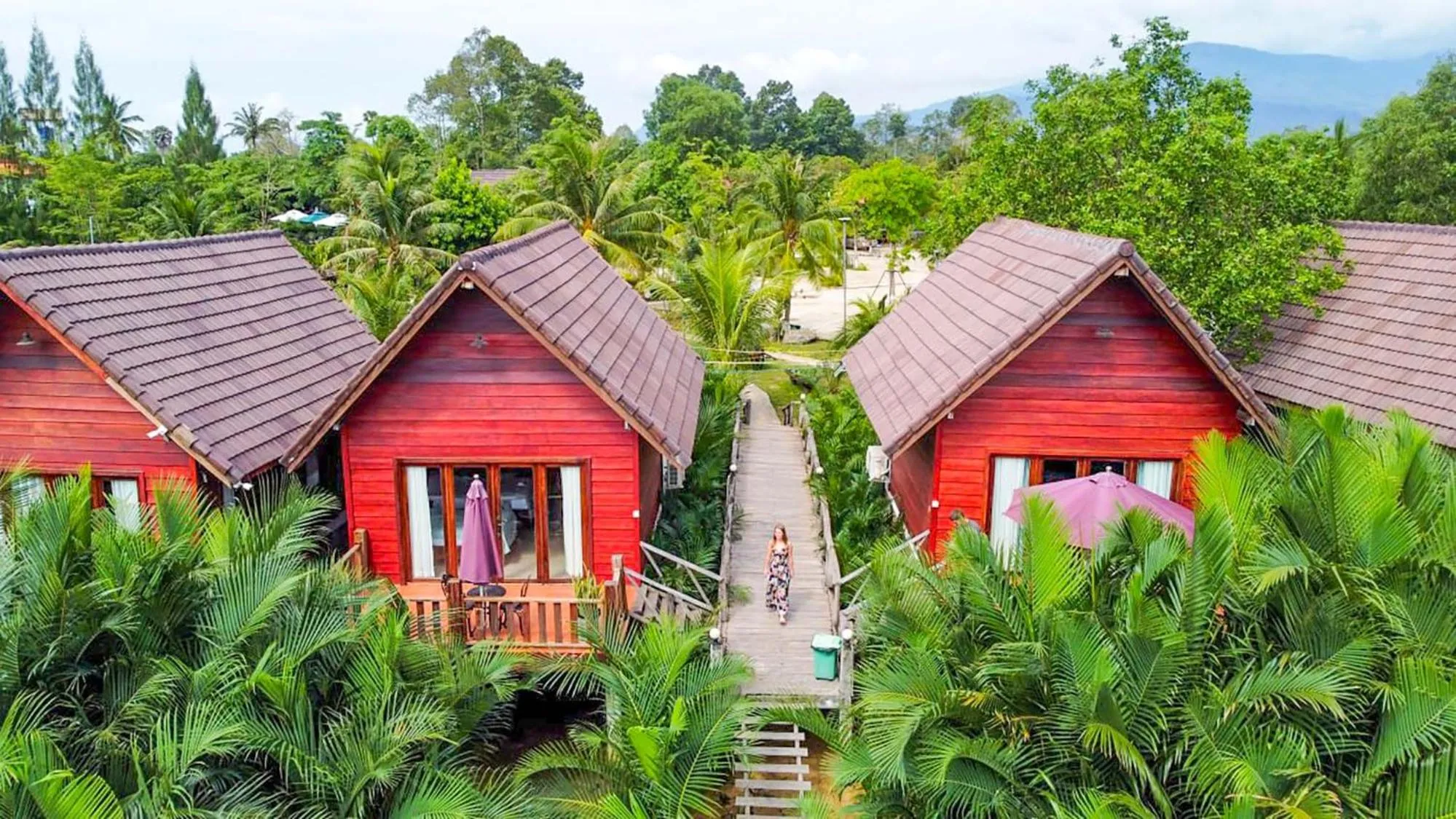 Natural landscape in Lodge Moni Essara Kampot