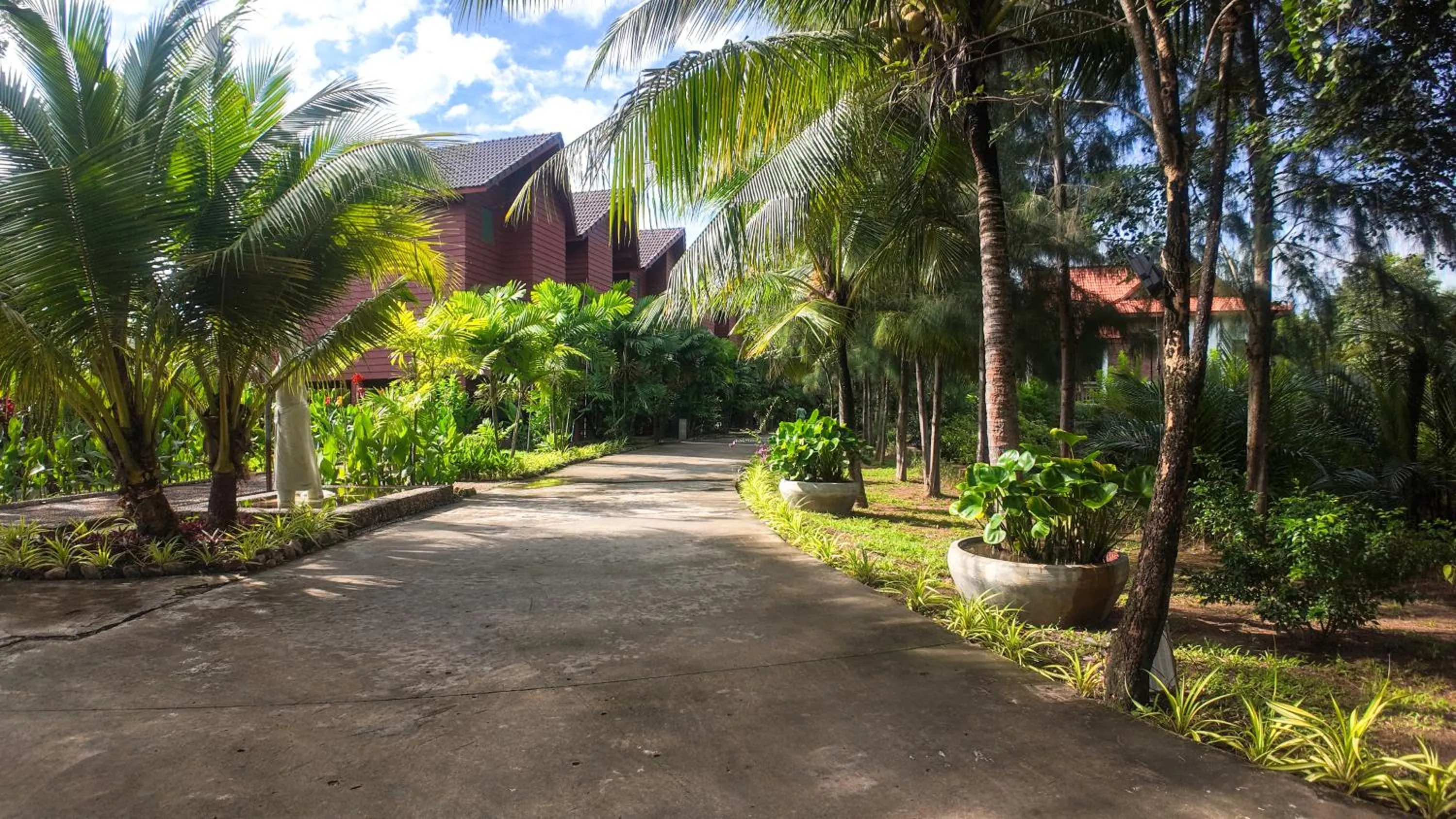 Garden in Lodge Moni Essara Kampot
