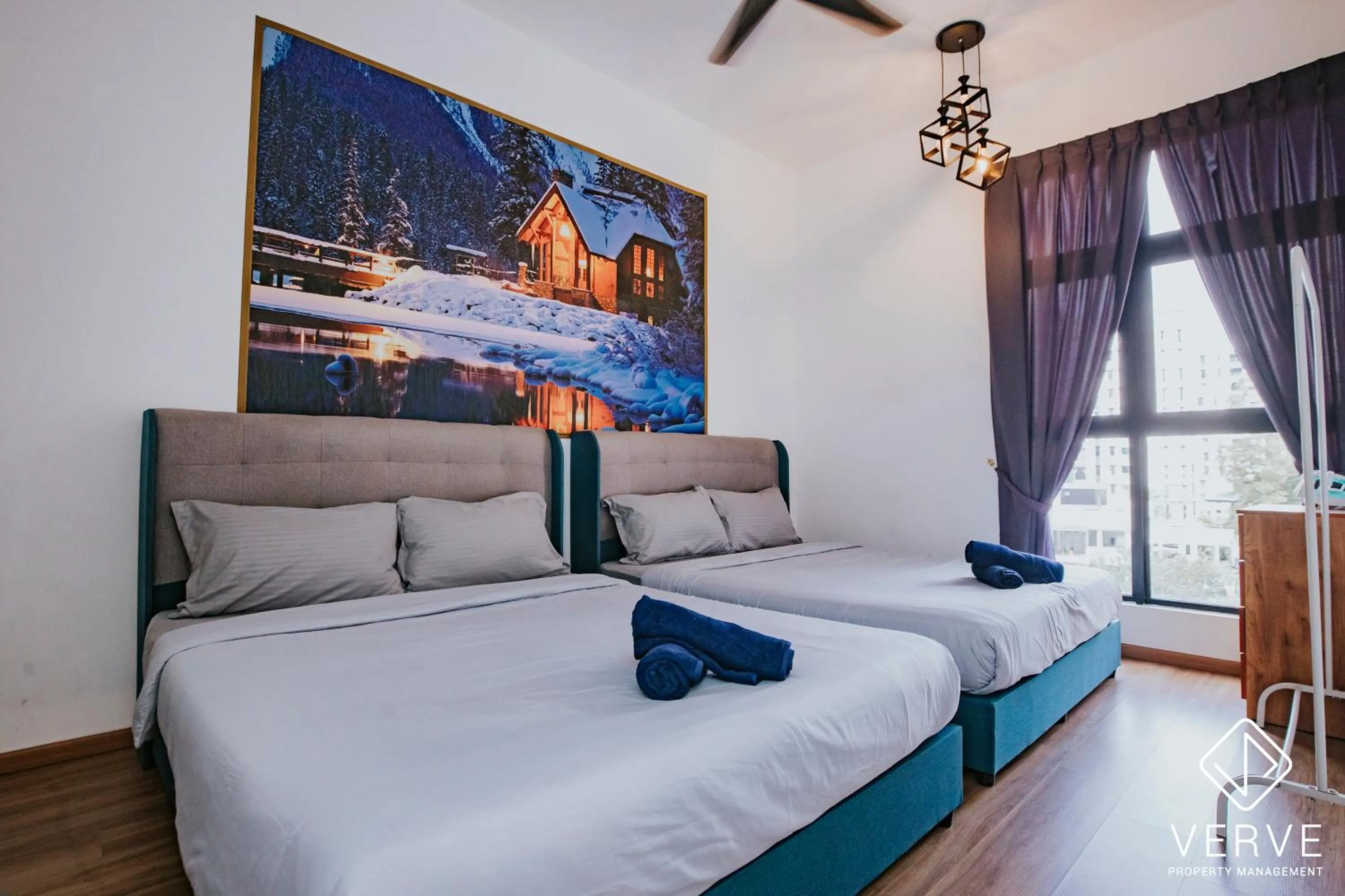 Bed in Ipoh Cove Premium Suites by Verve