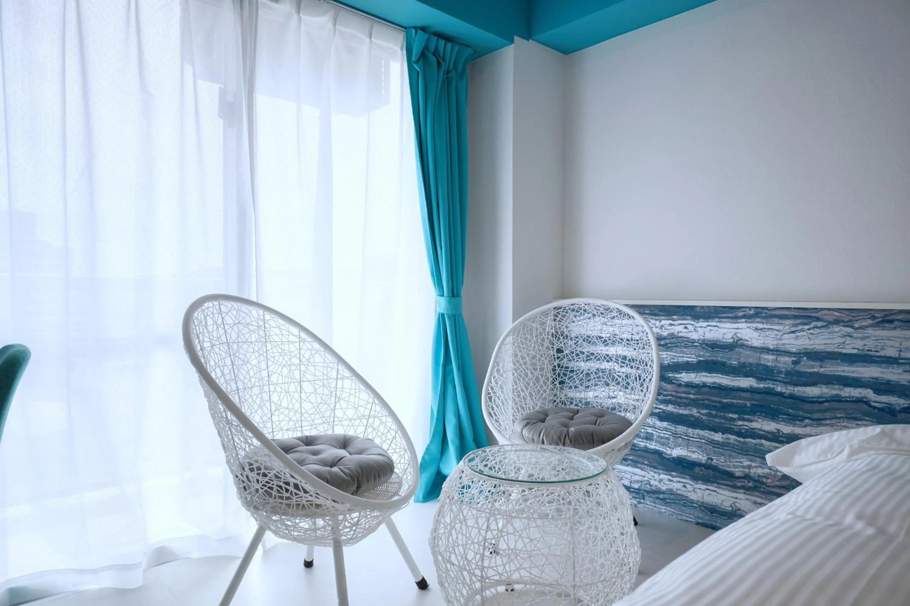 Photo of the whole room, Bed in Glory island okinawa SOBE