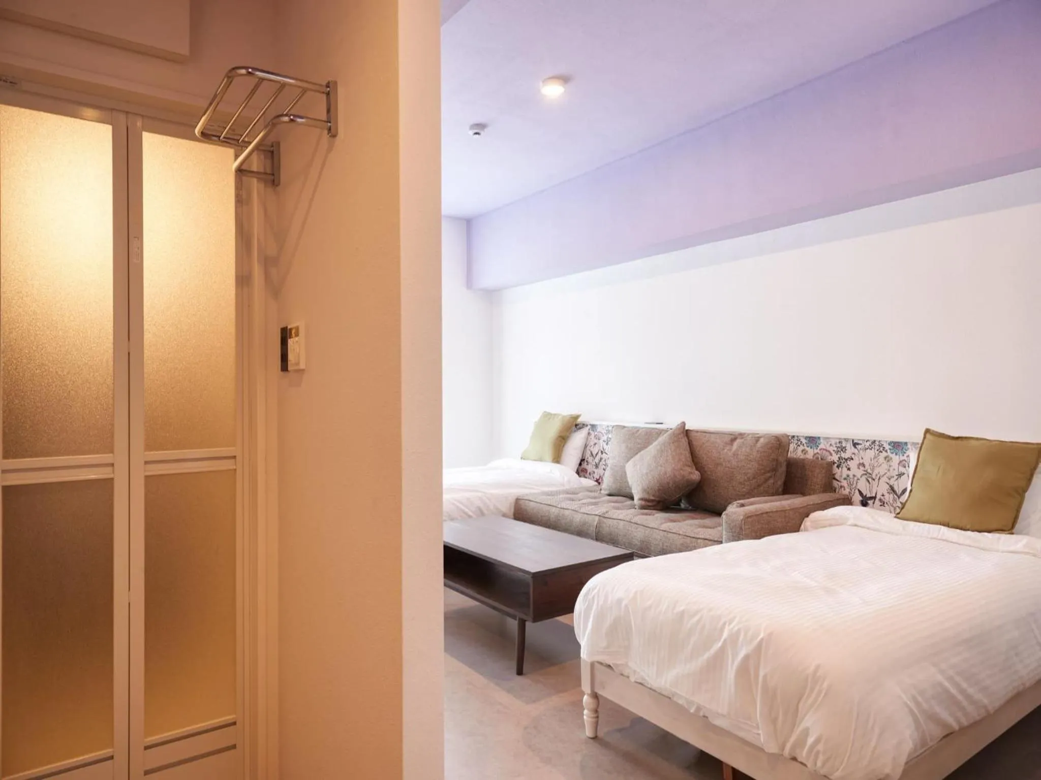 Photo of the whole room, Bed in Glory island okinawa SOBE