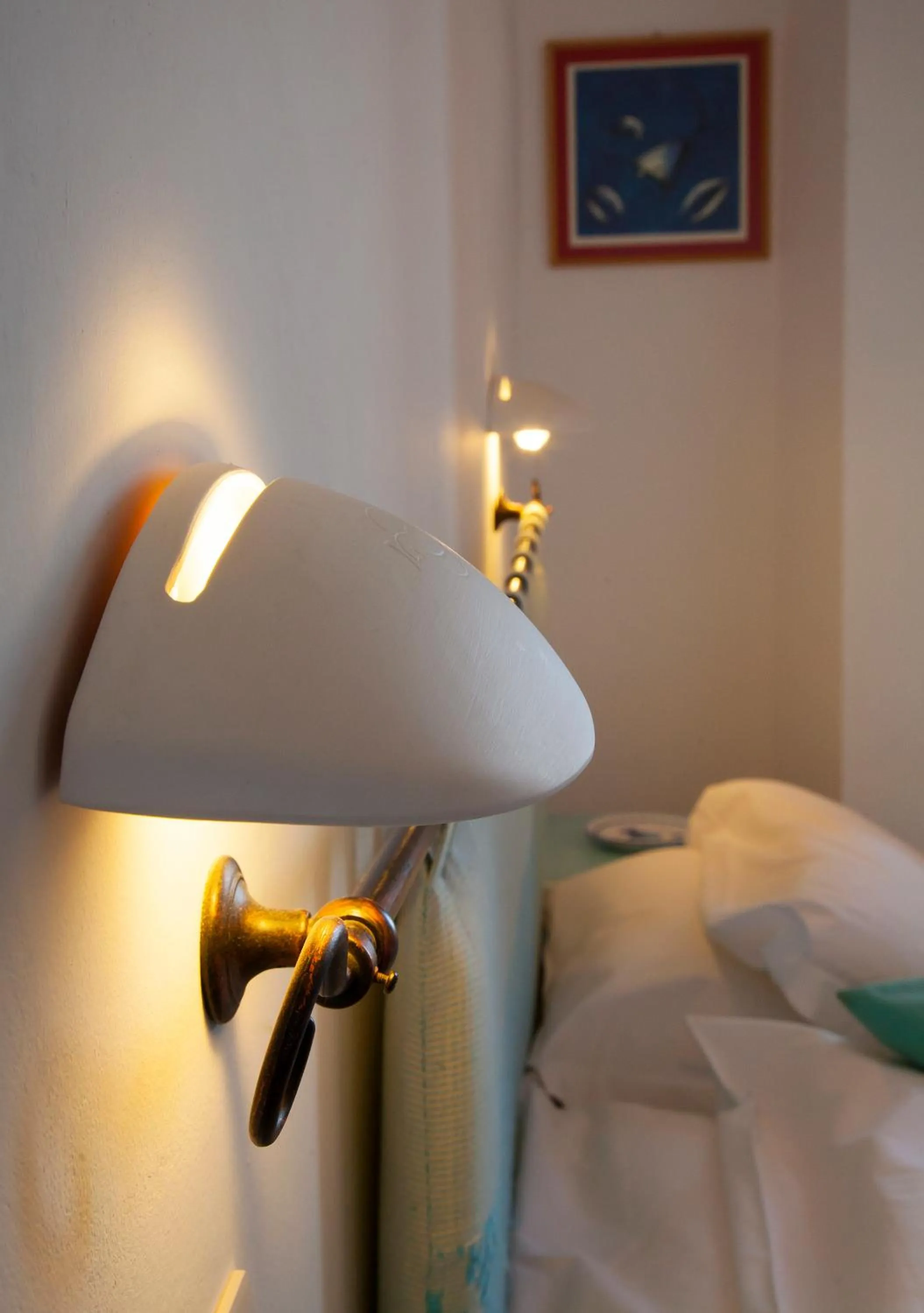 Bed in BUE MARINO Hotel & Rooftop Bar