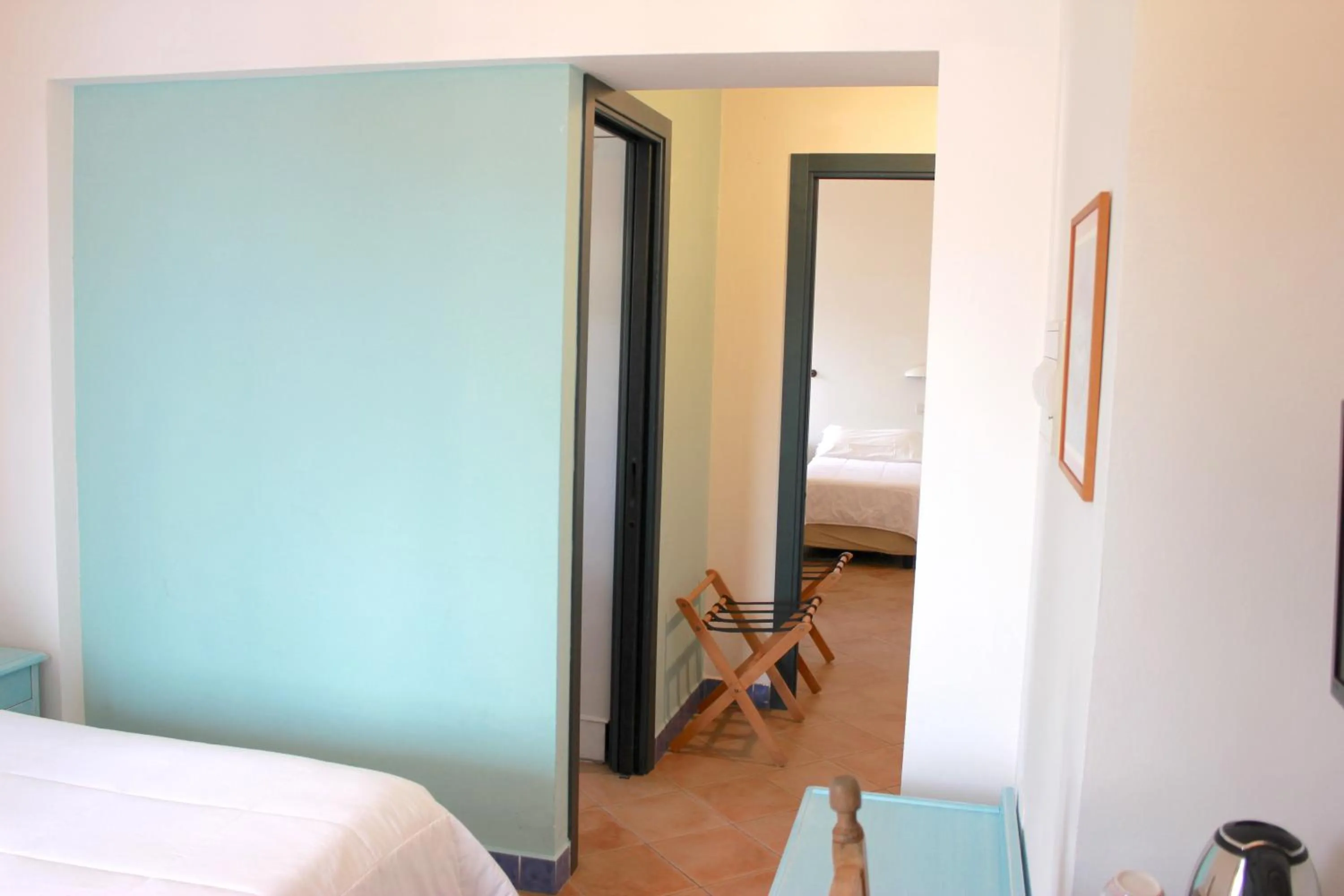 Bed in BUE MARINO Hotel & Rooftop Bar