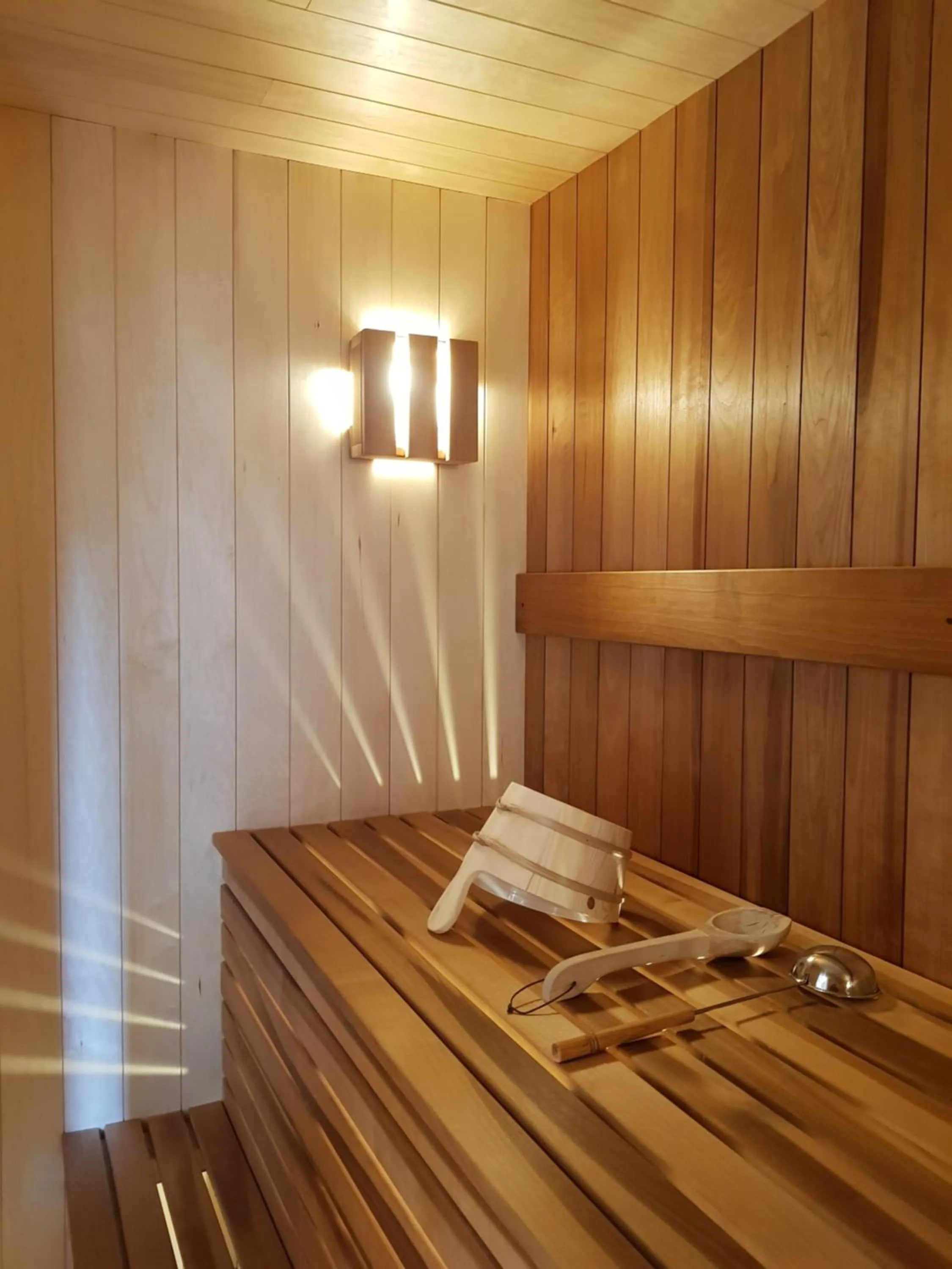 Sauna, Bed in Viesu māja Vālodzes
