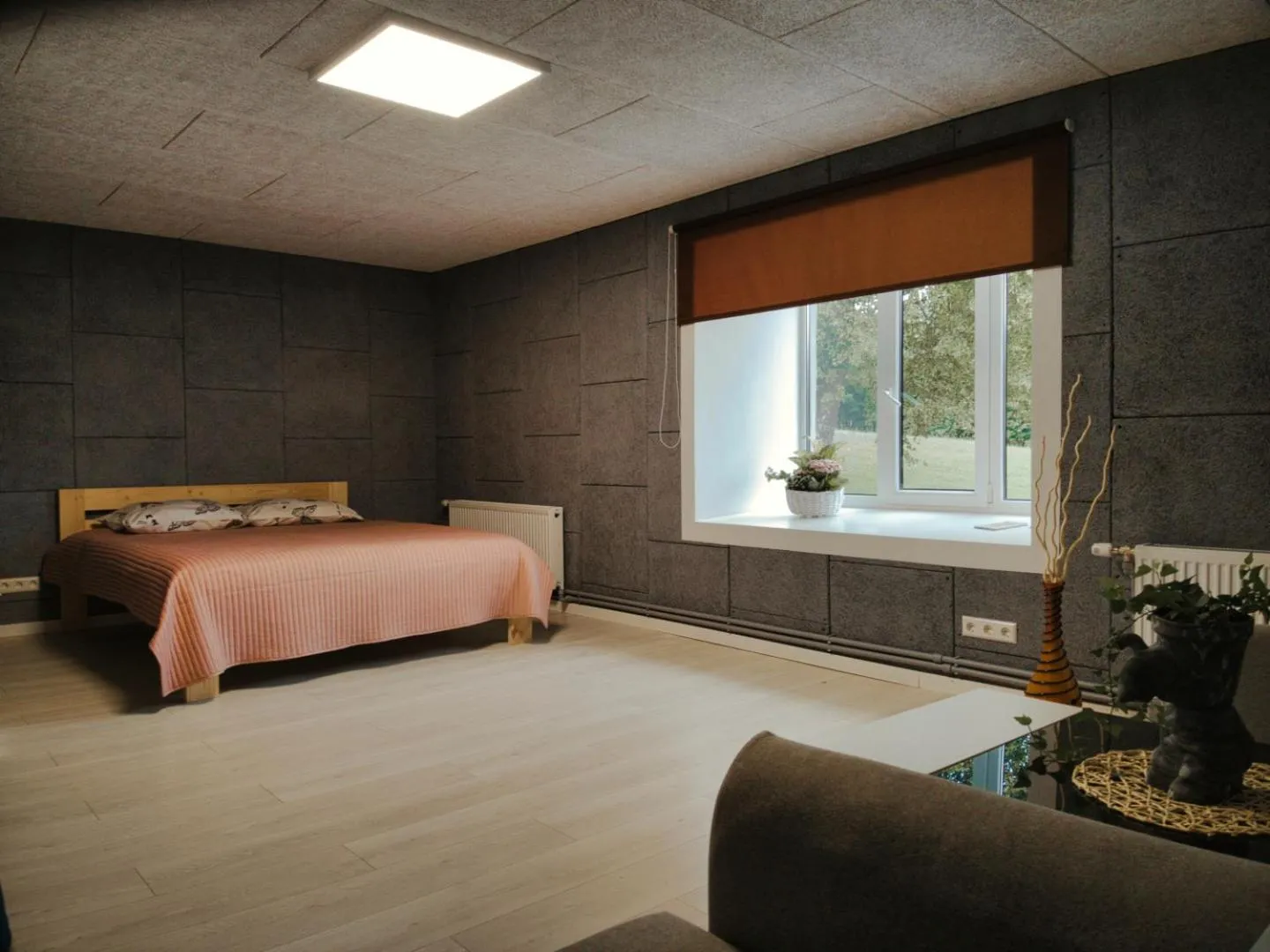 Bed in Viesu māja Vālodzes