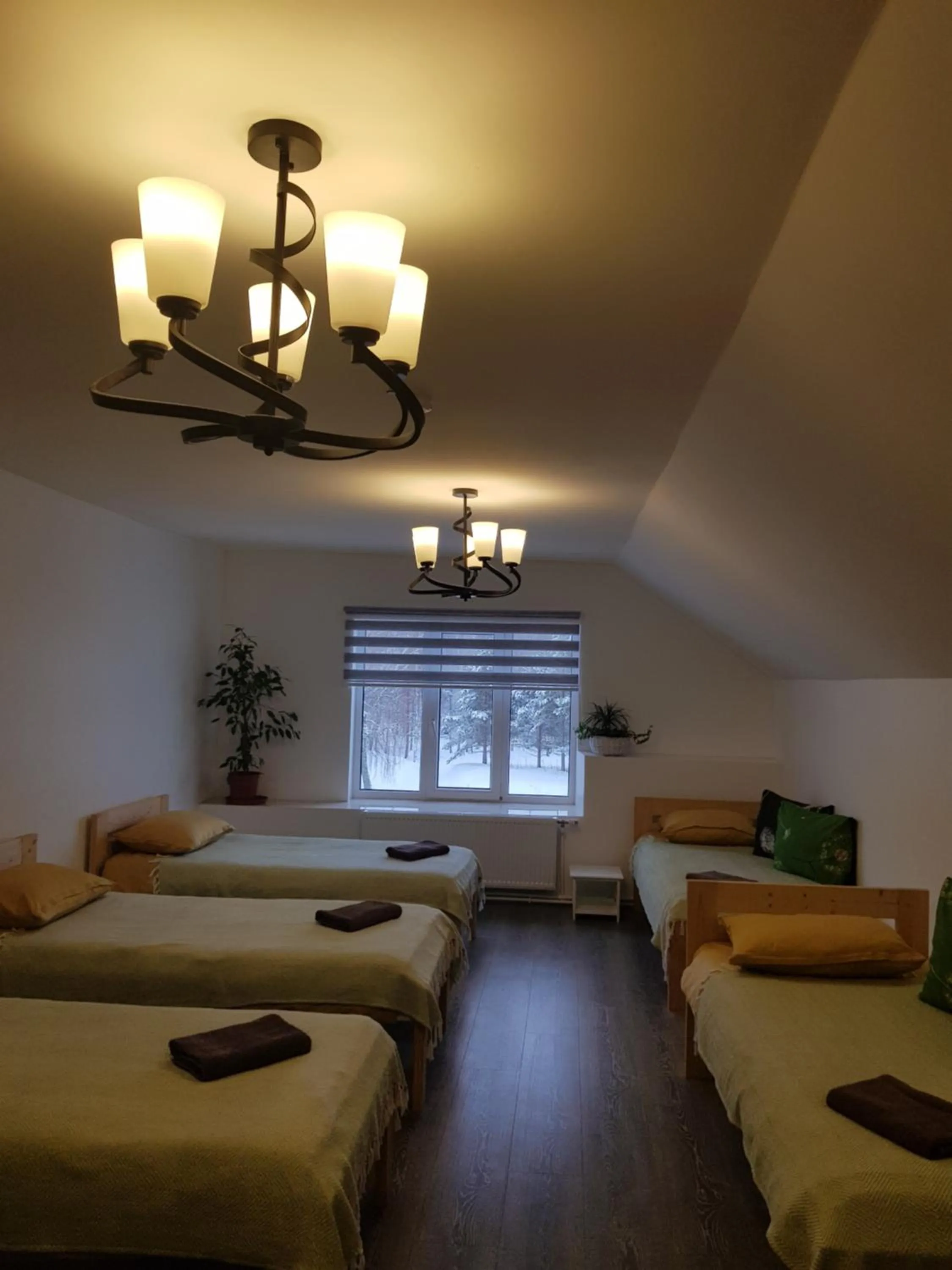 Bedroom, Bed in Viesu māja Vālodzes