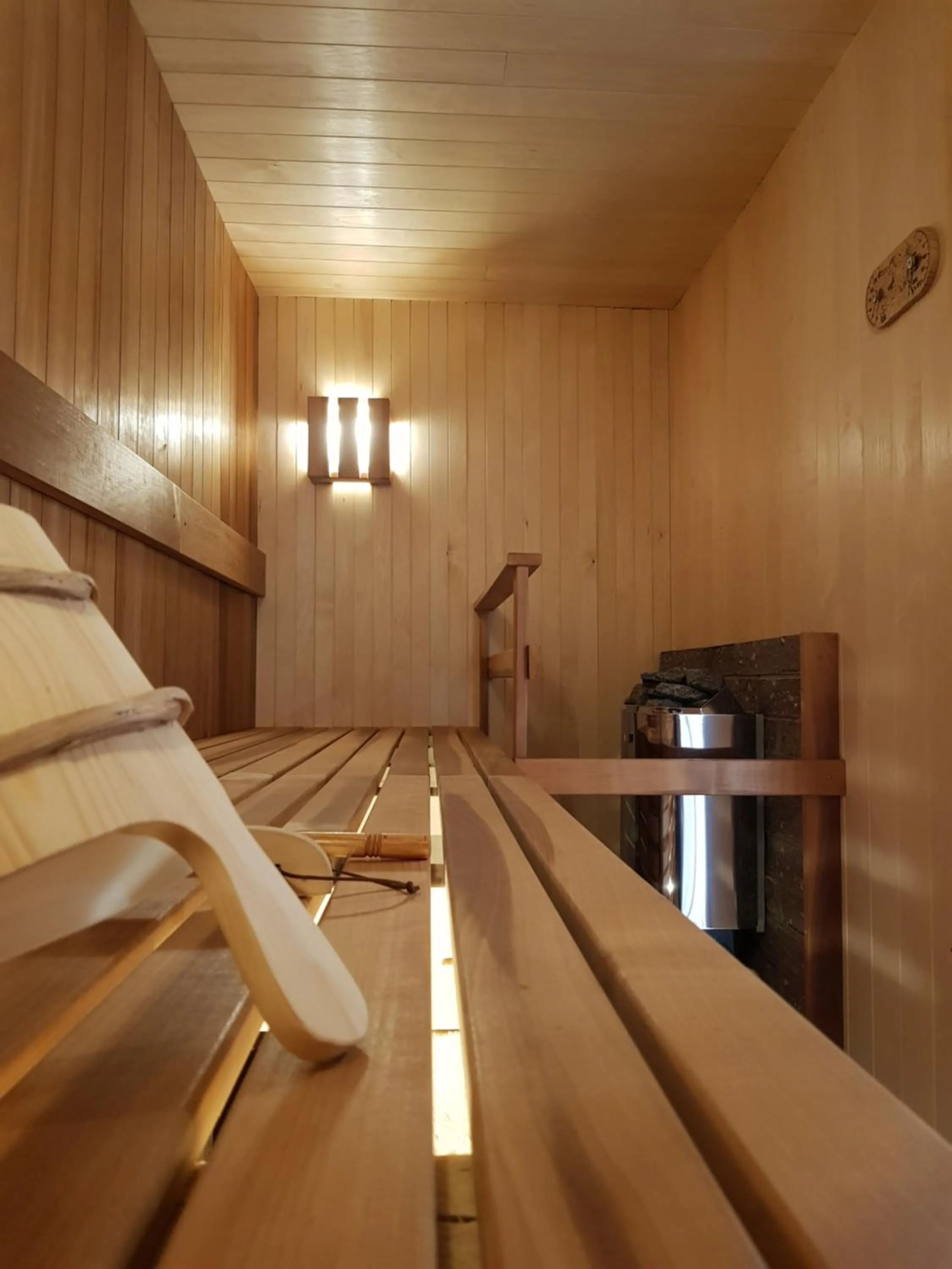 Sauna in Viesu māja Vālodzes