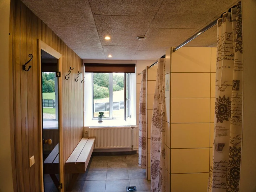 Sauna in Viesu māja Vālodzes