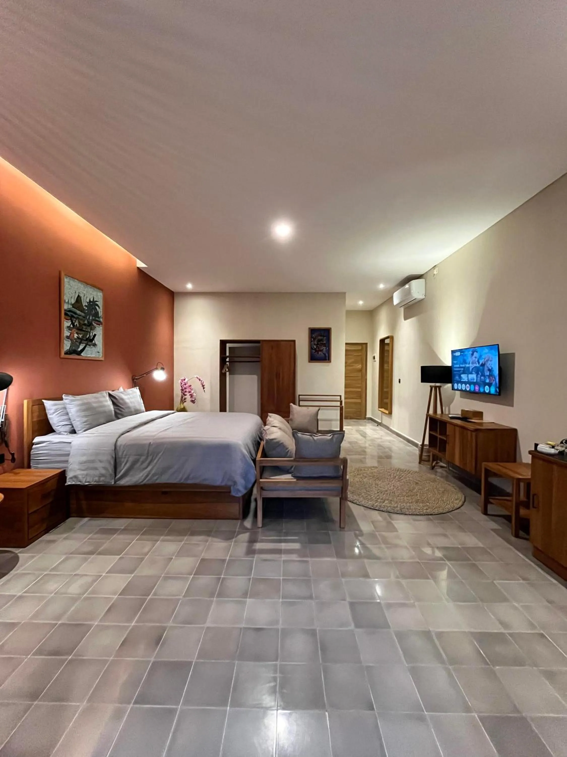 Bedroom, Bed in boutique villa jogja senang