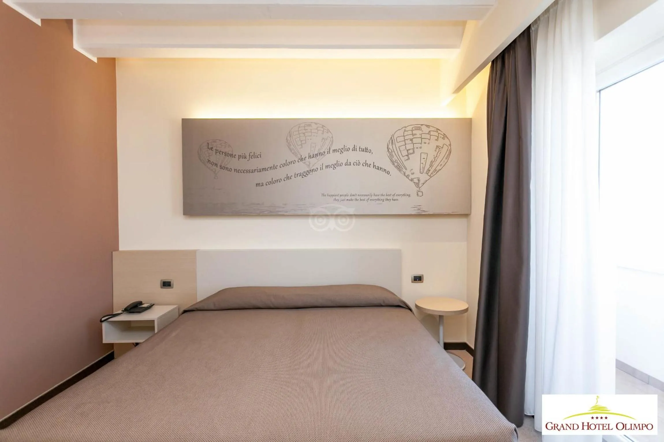 Bed in Grand Hotel Olimpo