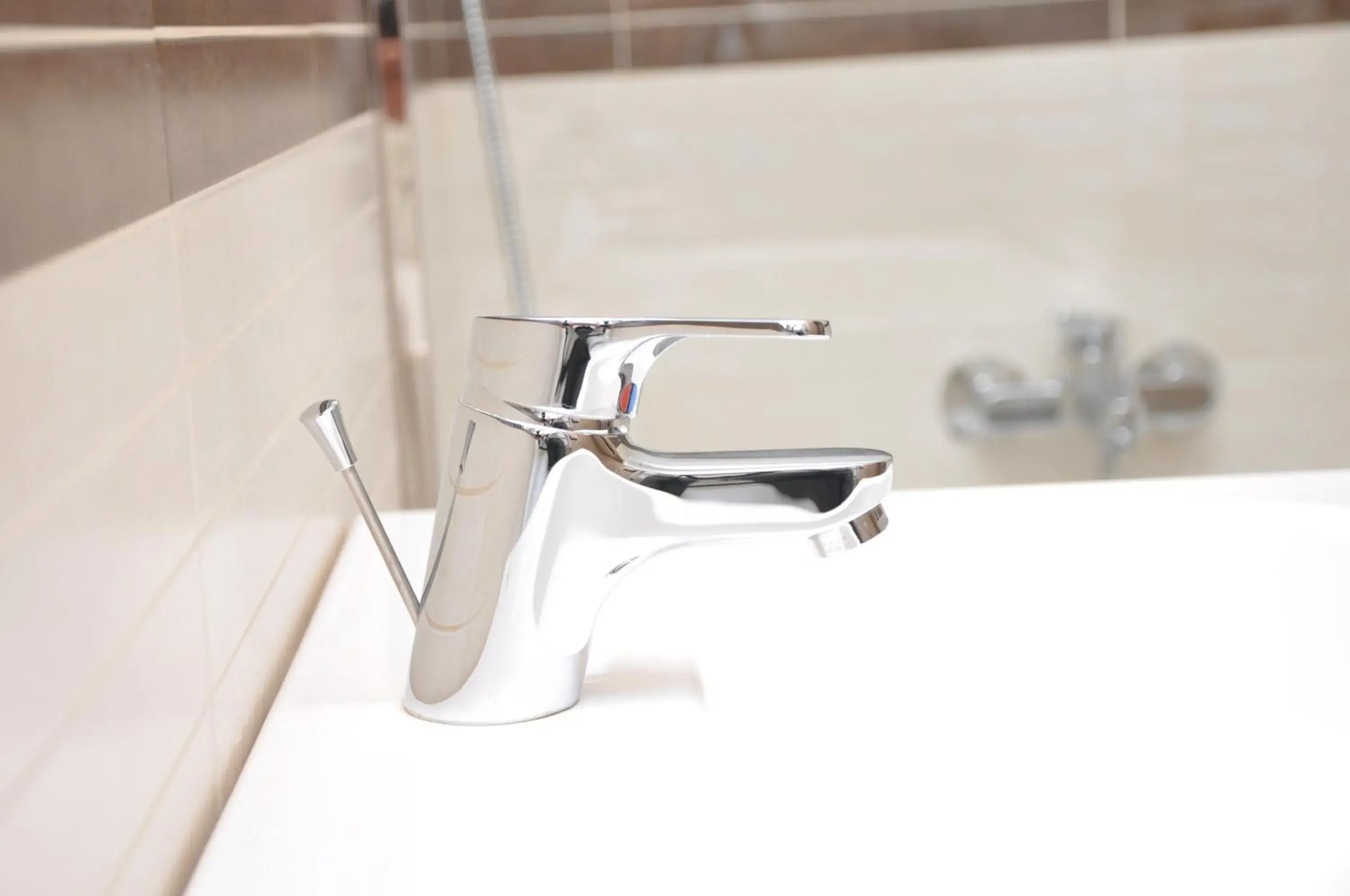 Bathroom in Grand Hotel Olimpo Bathroom in Grand Hotel Olimpo