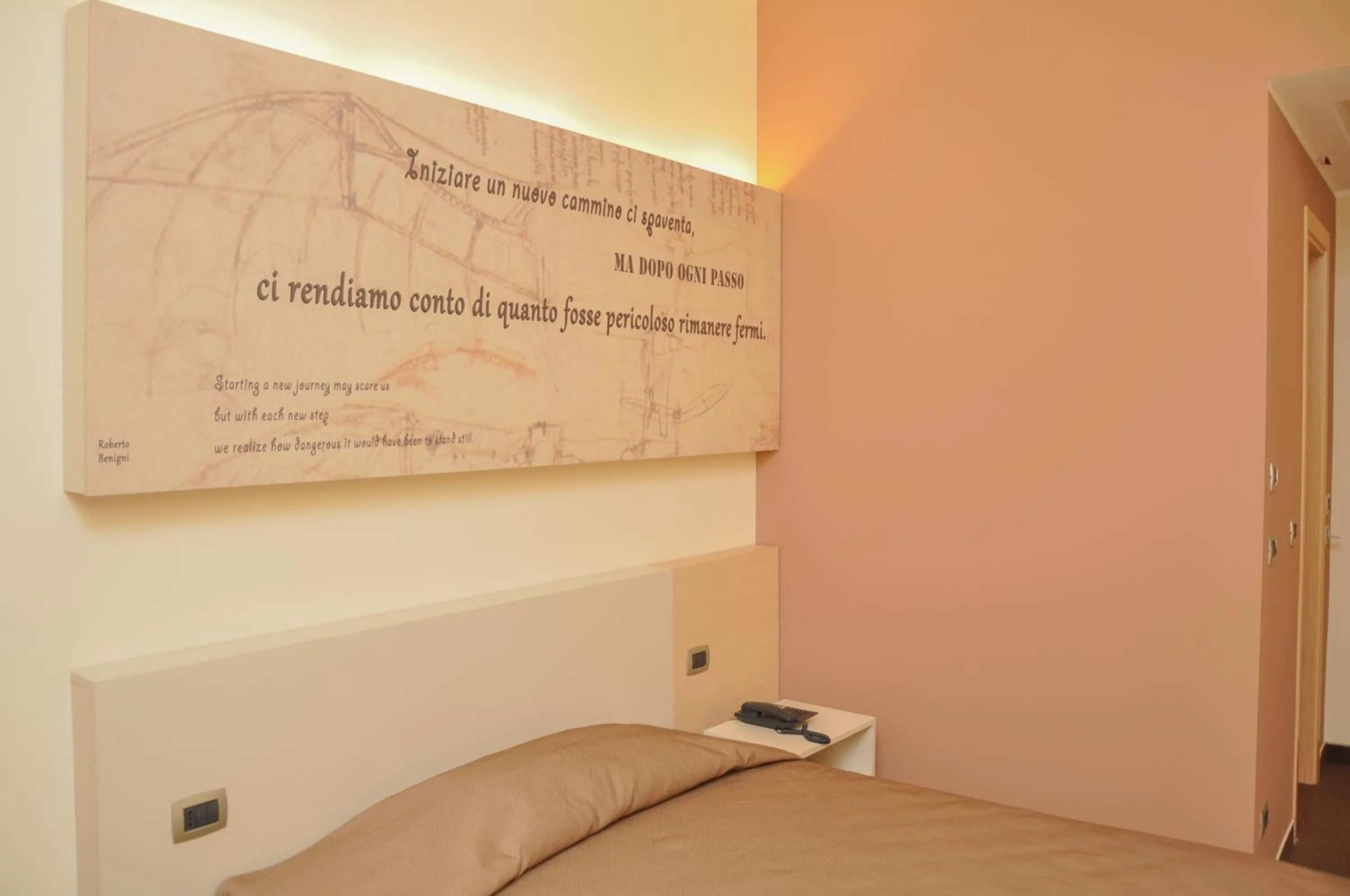 Bed in Grand Hotel Olimpo