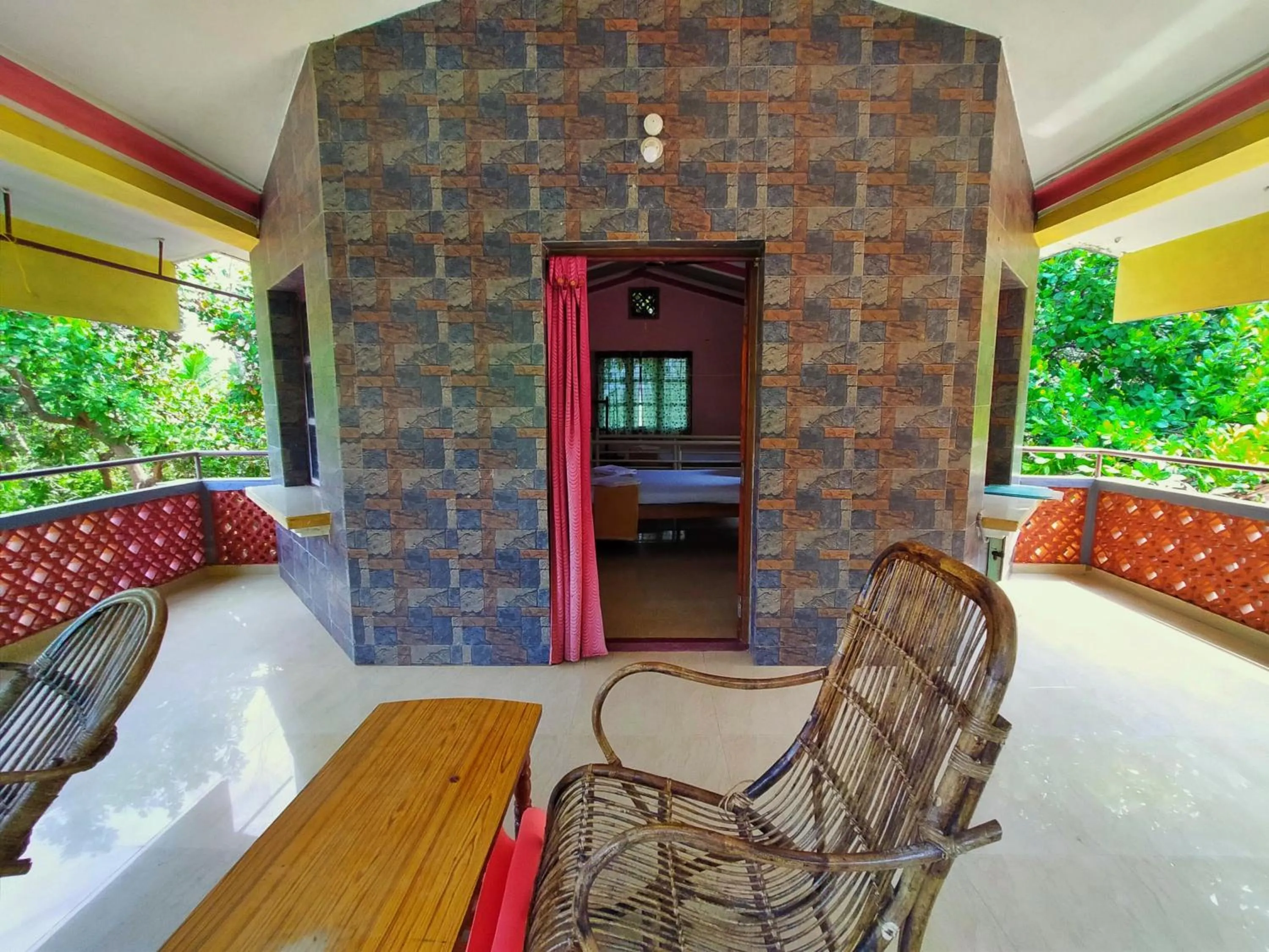 Living room in Nature Inn Cottages